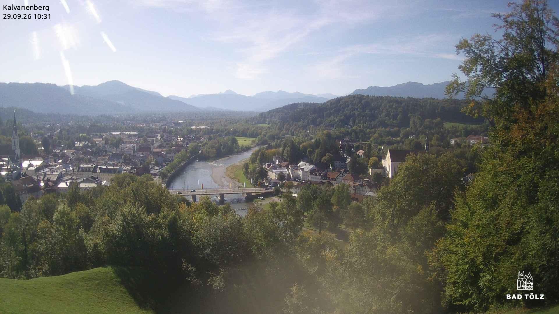 Archiv Foto Webcam Kalvarienberg bei Bad Tölz