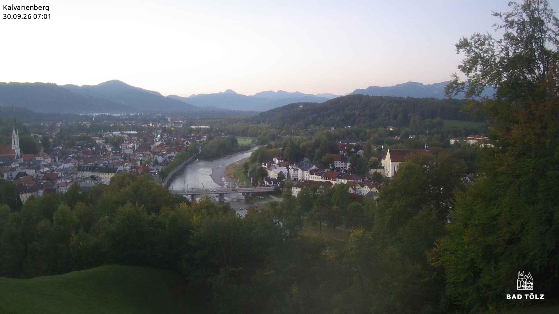 Archiv Foto Webcam Kalvarienberg bei Bad Tölz
