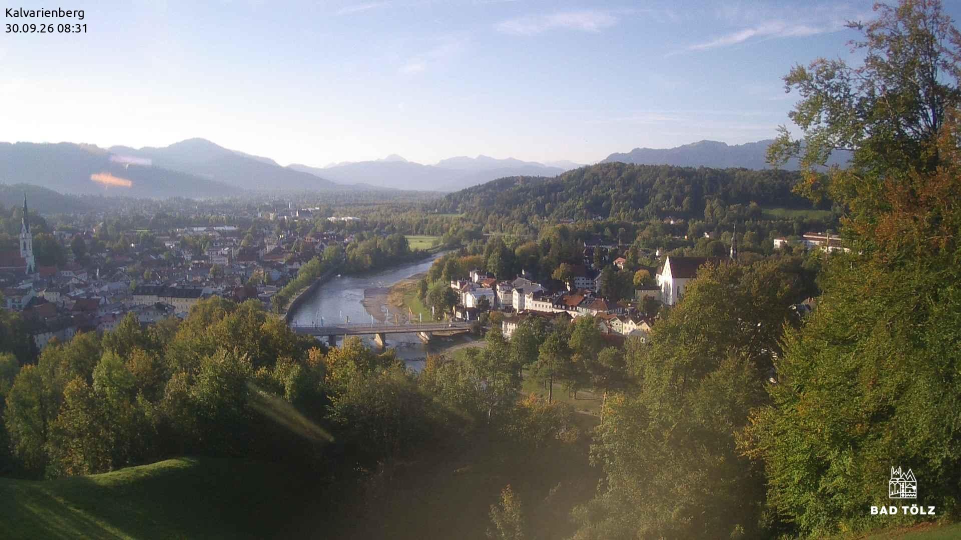 Archiv Foto Webcam Kalvarienberg bei Bad Tölz
