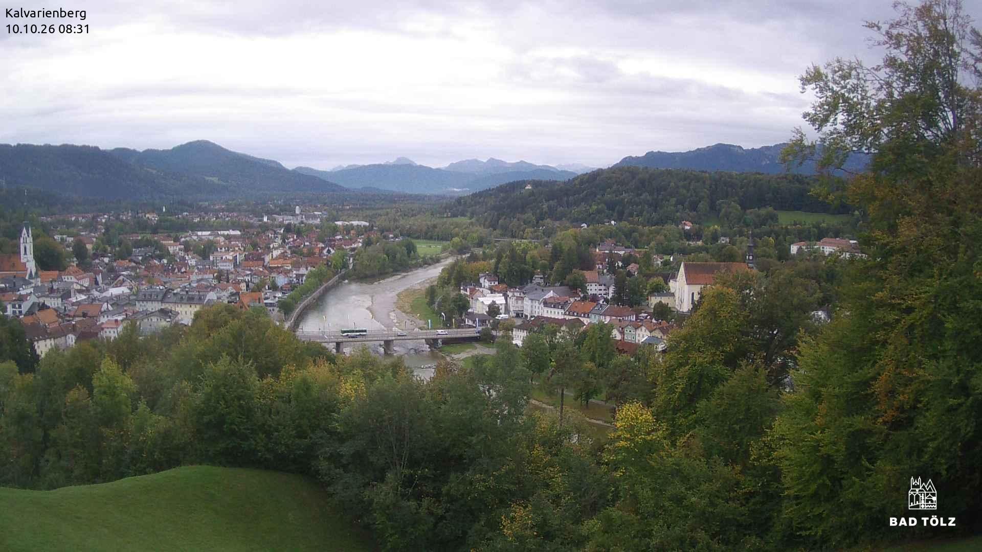 Archiv Foto Webcam Kalvarienberg bei Bad Tölz