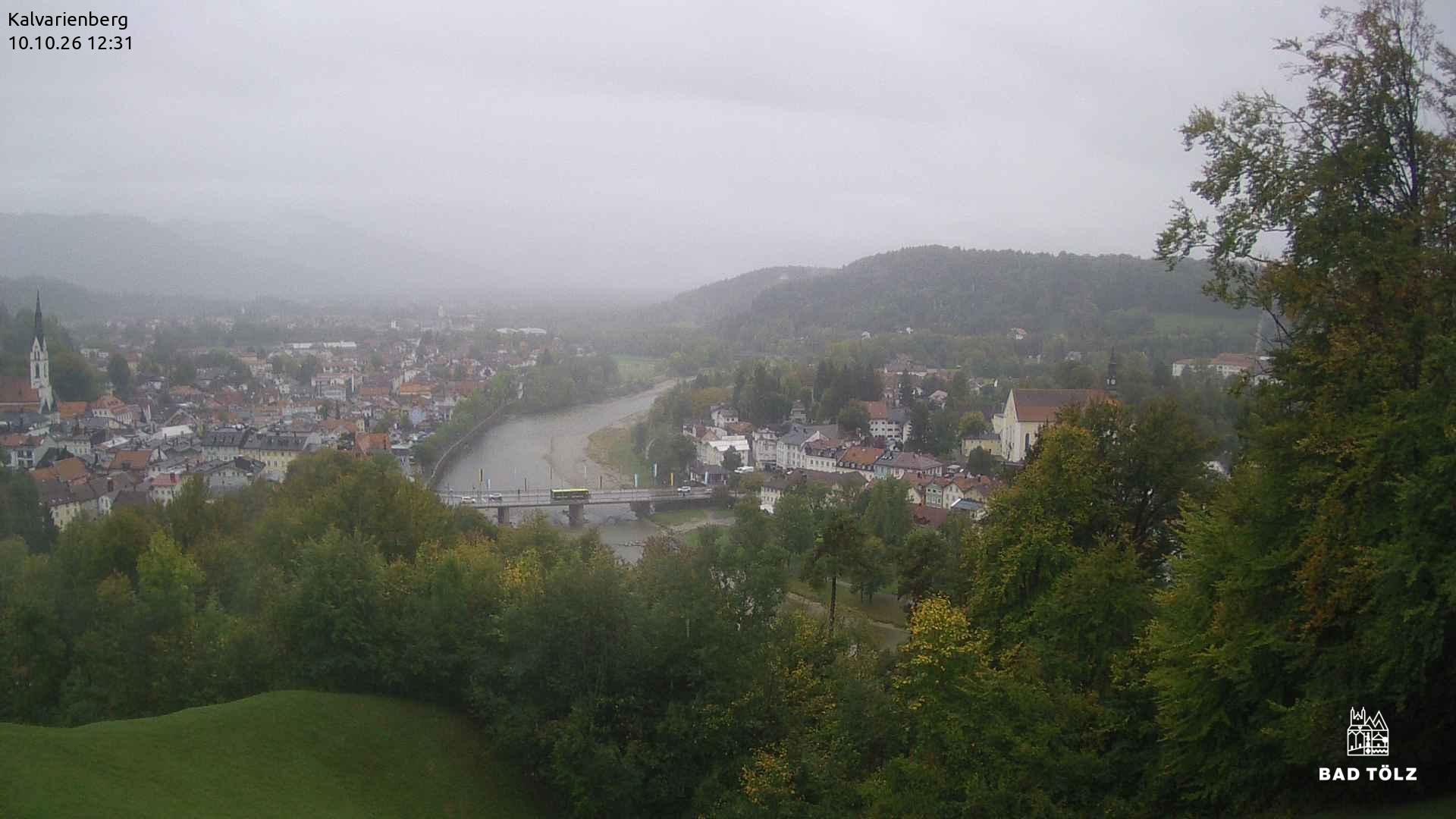 Archiv Foto Webcam Kalvarienberg bei Bad Tölz