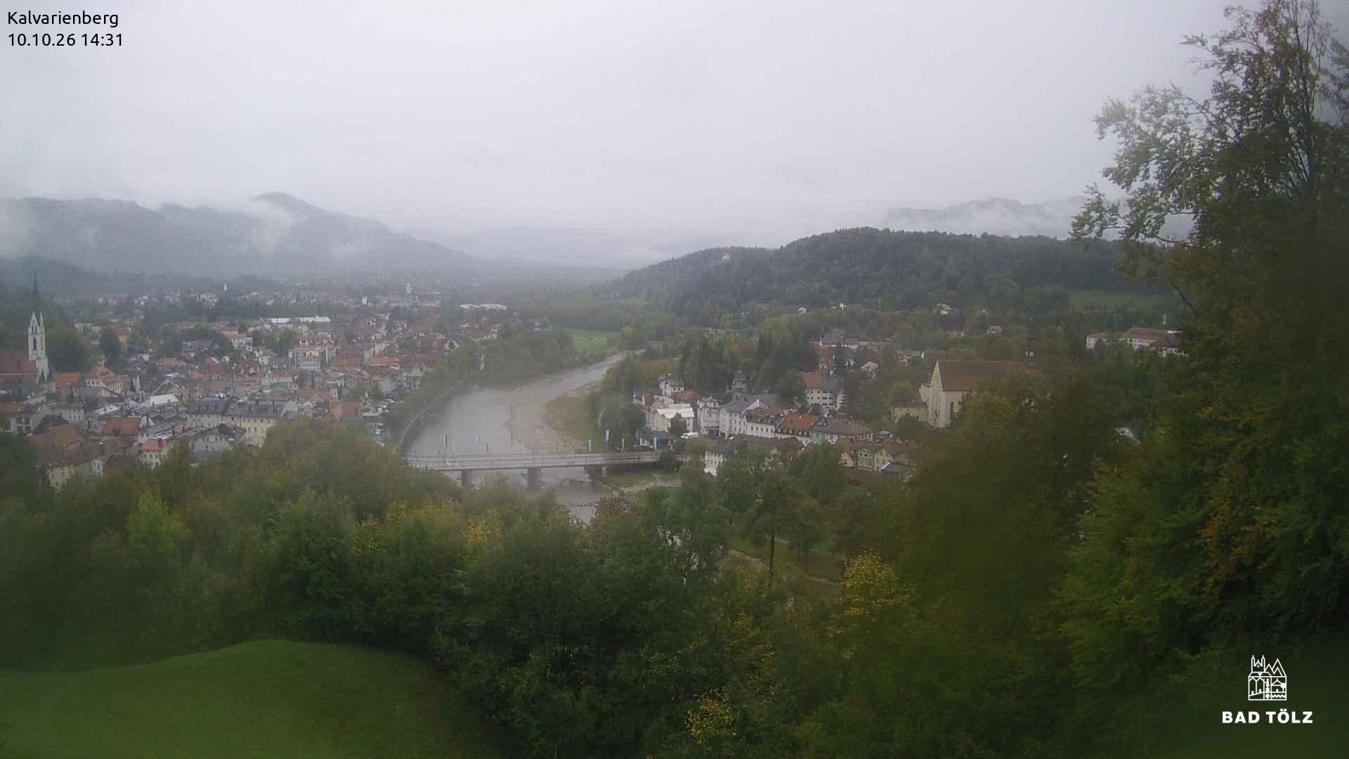Archiv Foto Webcam Kalvarienberg bei Bad Tölz