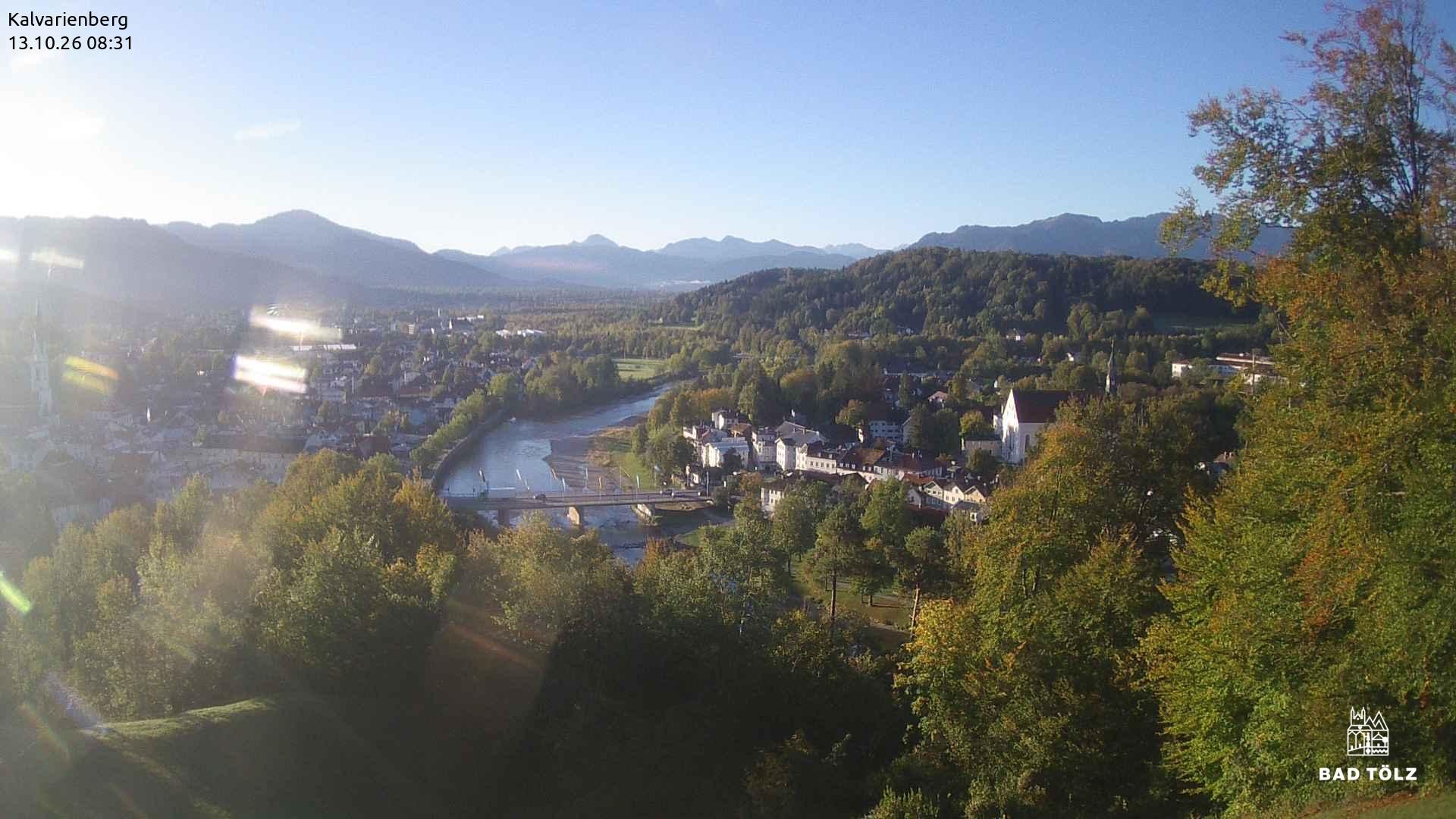 Archiv Foto Webcam Kalvarienberg bei Bad Tölz
