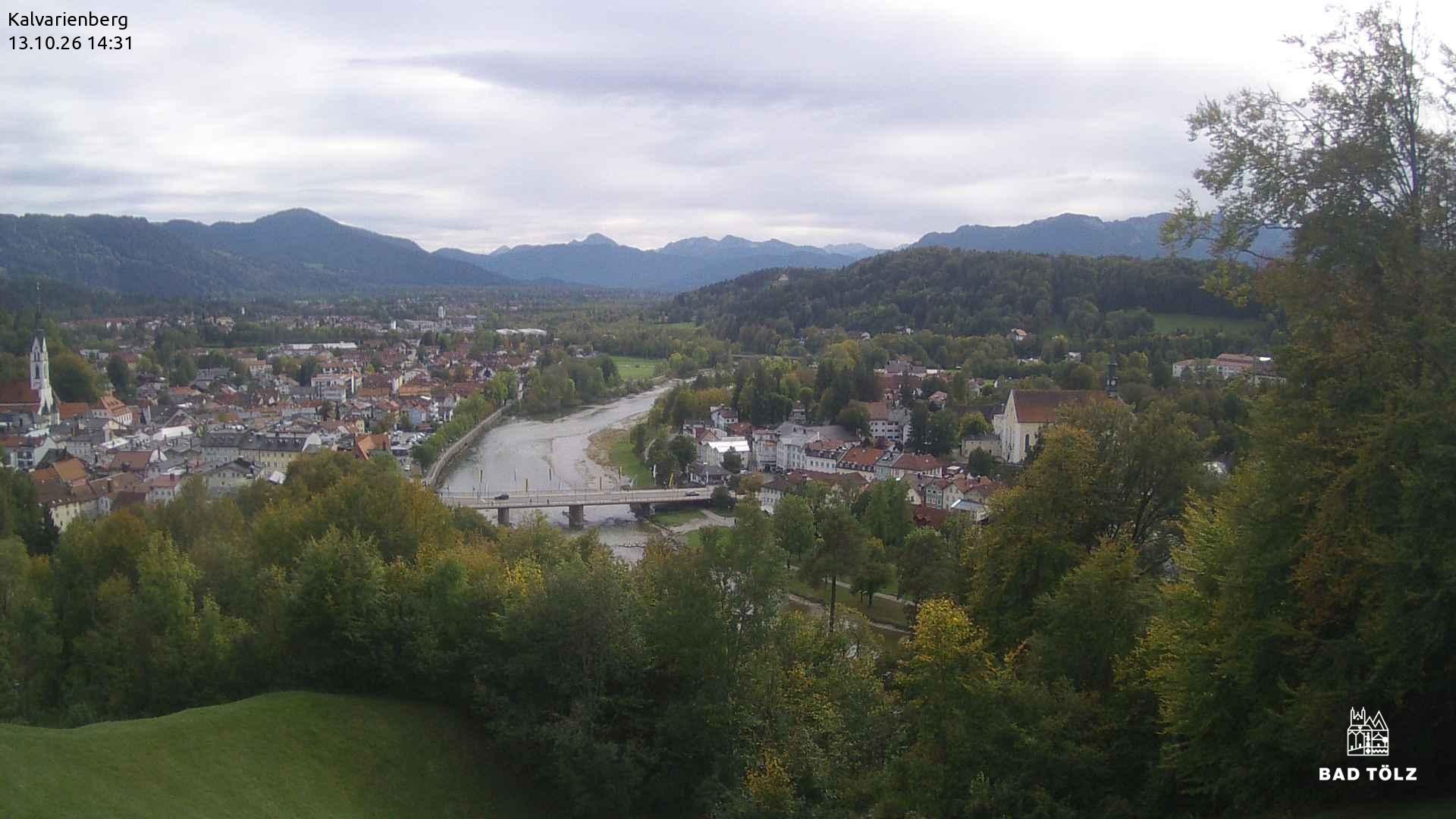 Archiv Foto Webcam Kalvarienberg bei Bad Tölz