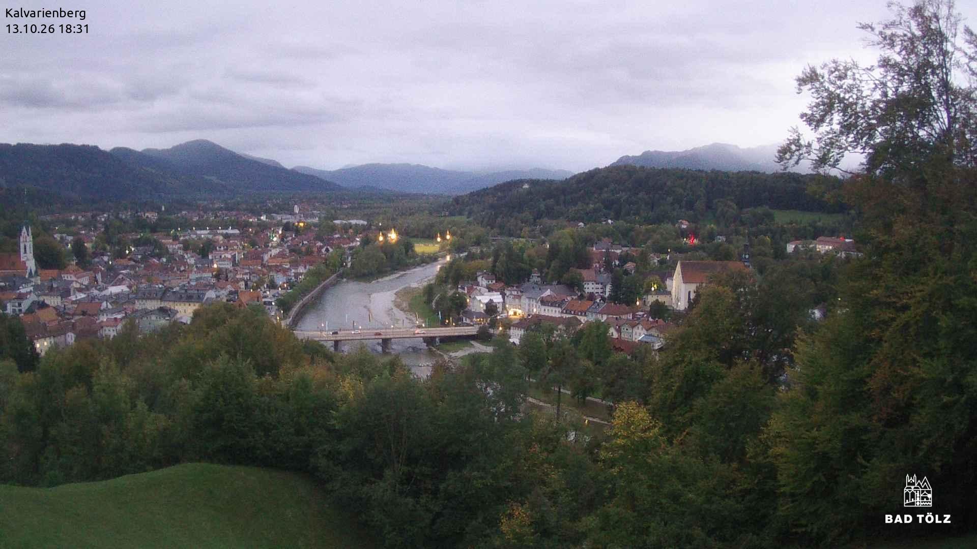 Archiv Foto Webcam Kalvarienberg bei Bad Tölz