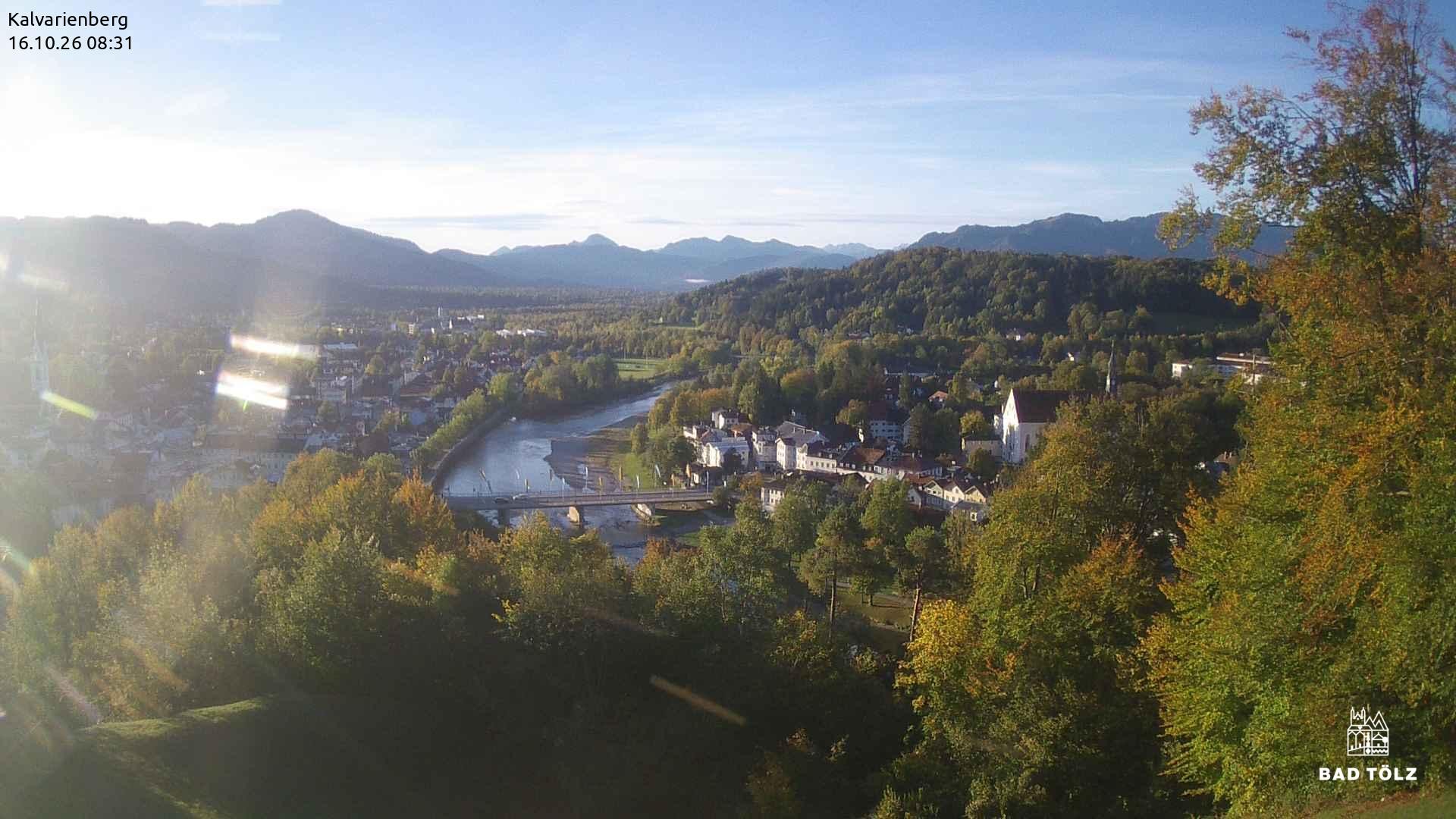 Archiv Foto Webcam Kalvarienberg bei Bad Tölz