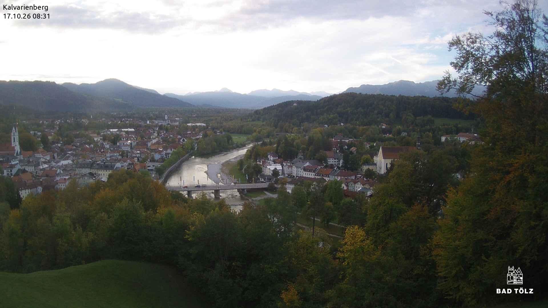 Archiv Foto Webcam Kalvarienberg bei Bad Tölz