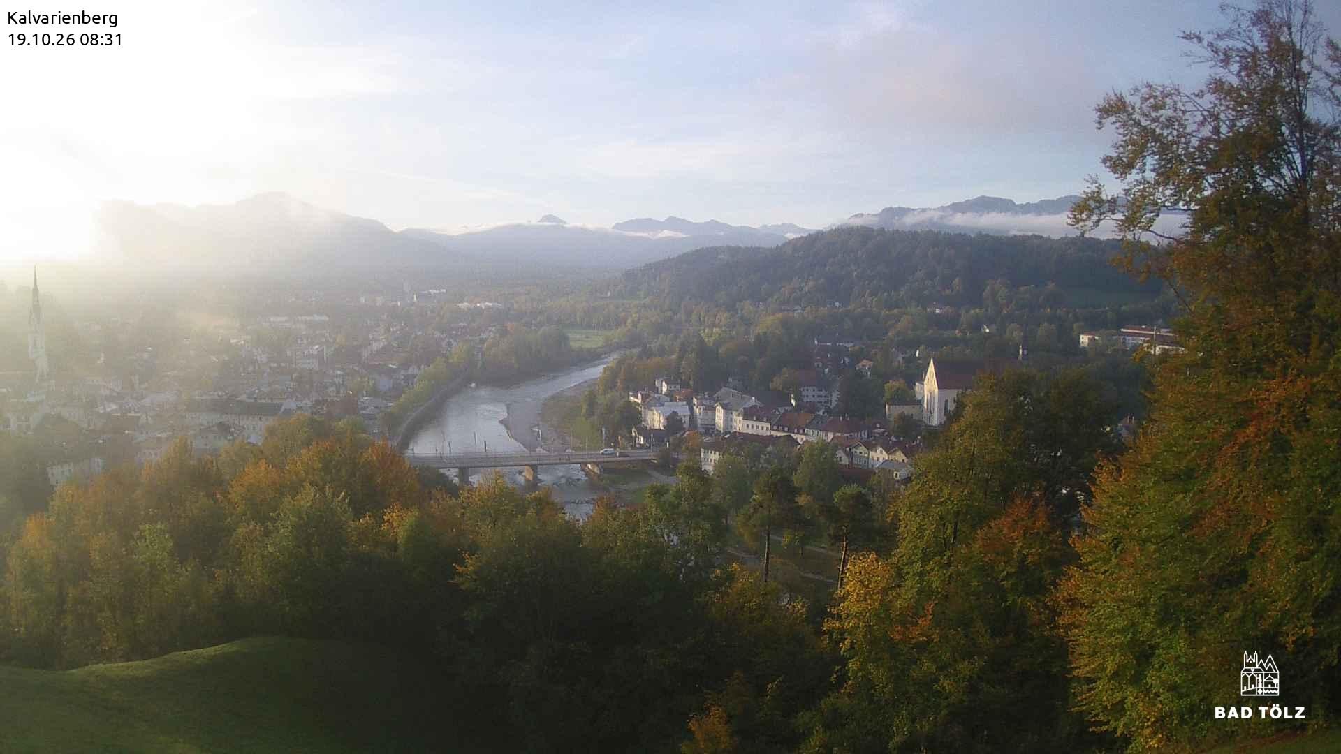 Archiv Foto Webcam Kalvarienberg bei Bad Tölz