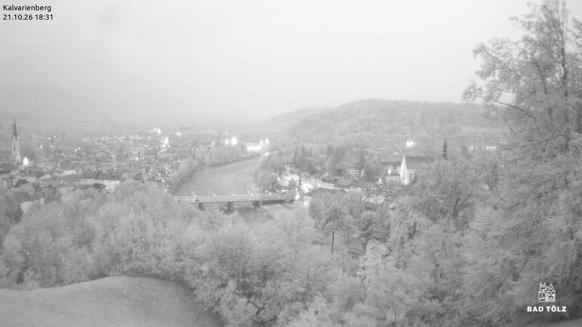 Archiv Foto Webcam Kalvarienberg bei Bad Tölz