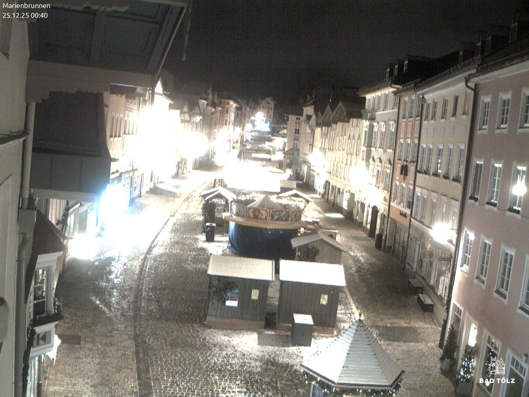Archiv Foto Webcam Blick auf den Marienbrunnen Bad Tölz