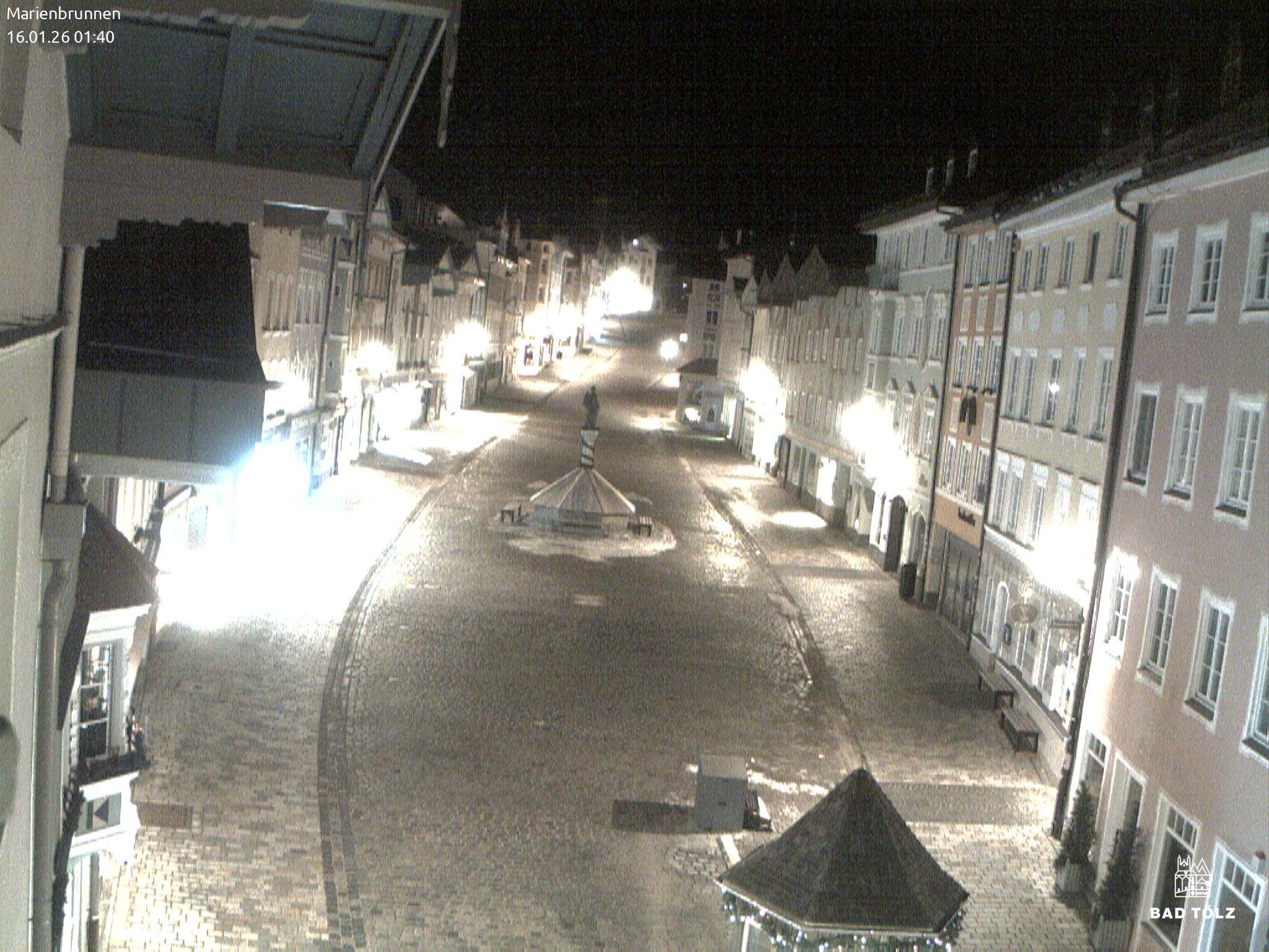 Archived image Webcam Marienbrunnen - Bad Tölz