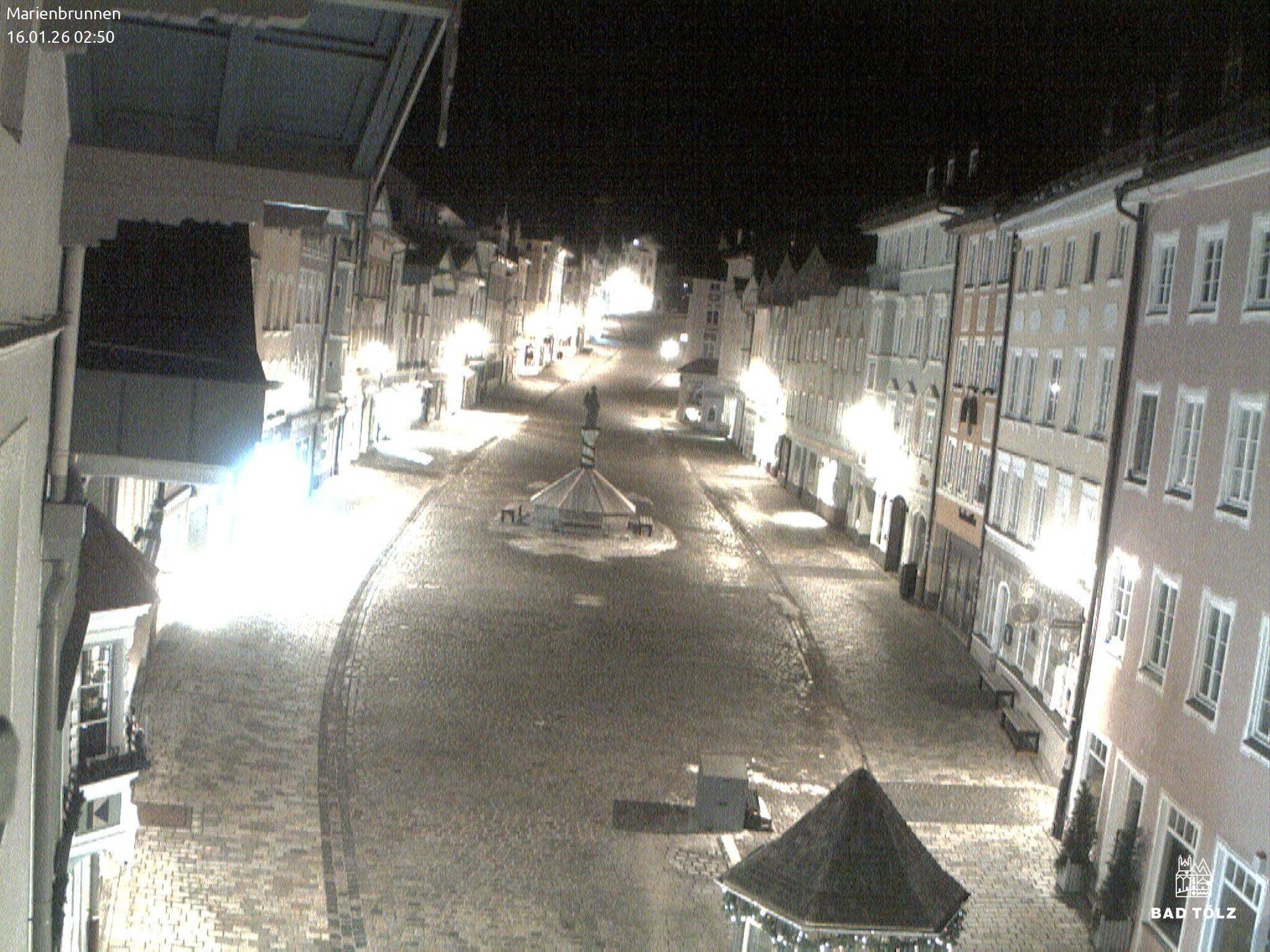 Archived image Webcam Marienbrunnen - Bad Tölz