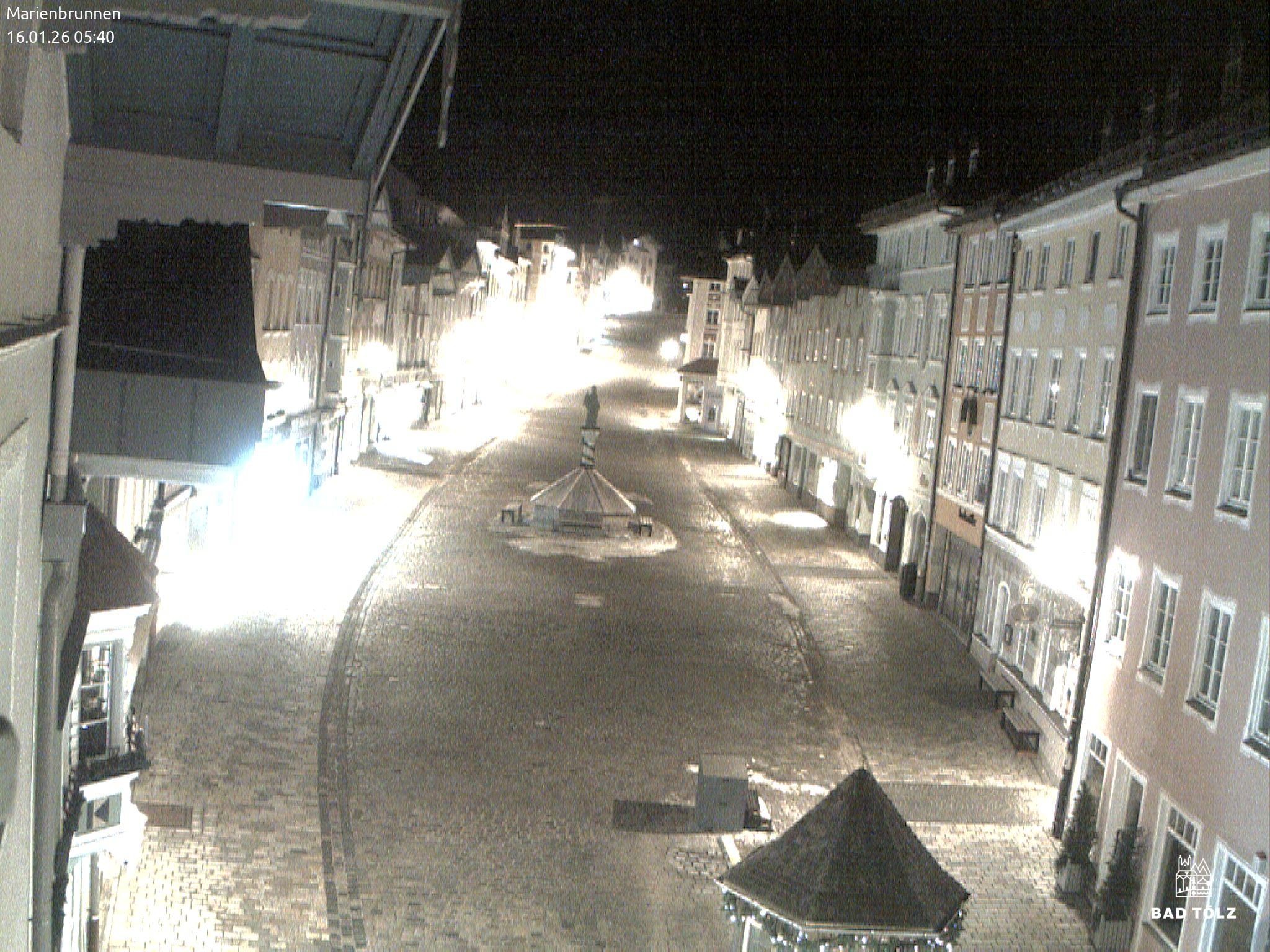 Archived image Webcam Marienbrunnen - Bad Tölz