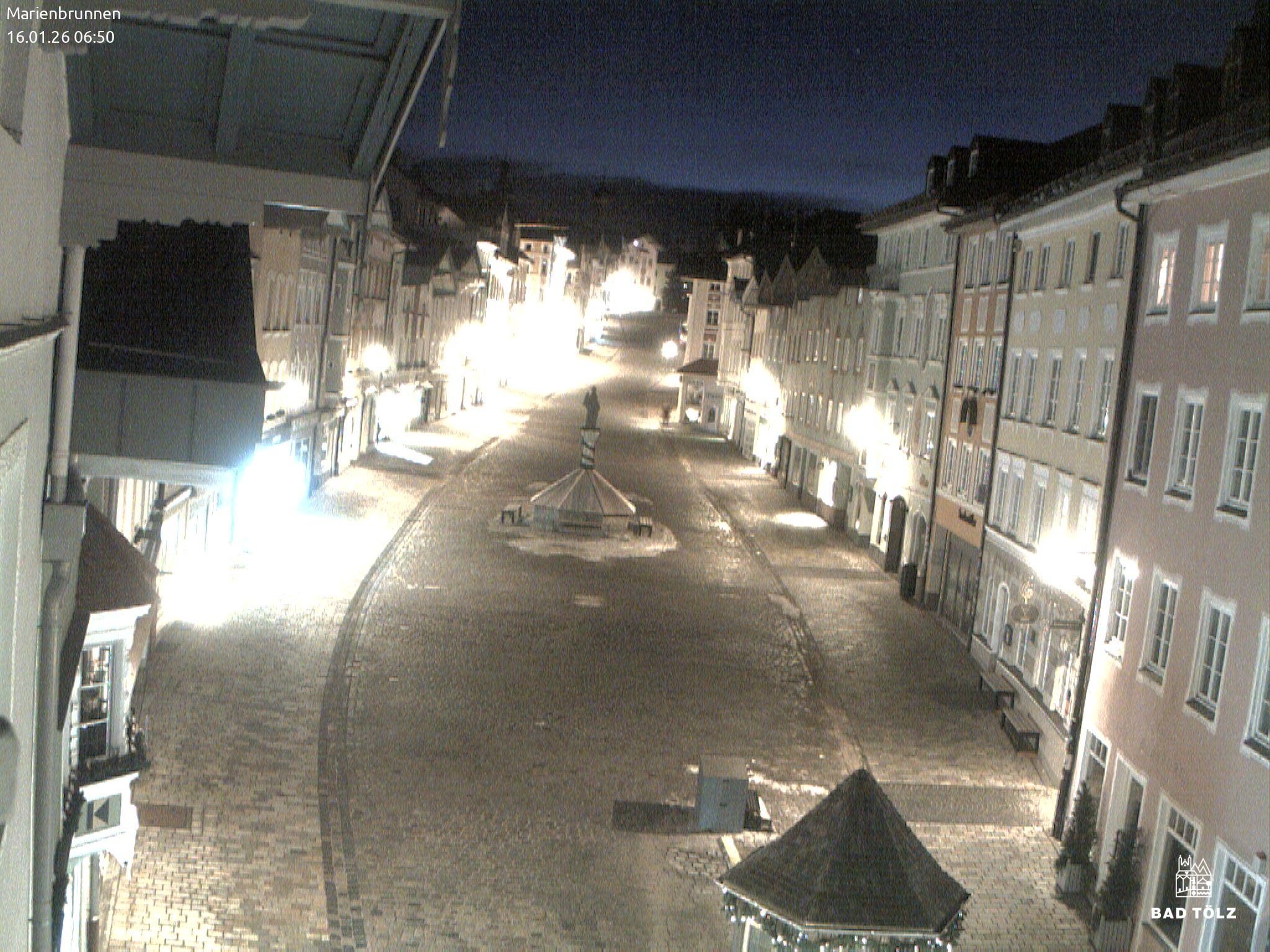 Archived image Webcam Marienbrunnen - Bad Tölz