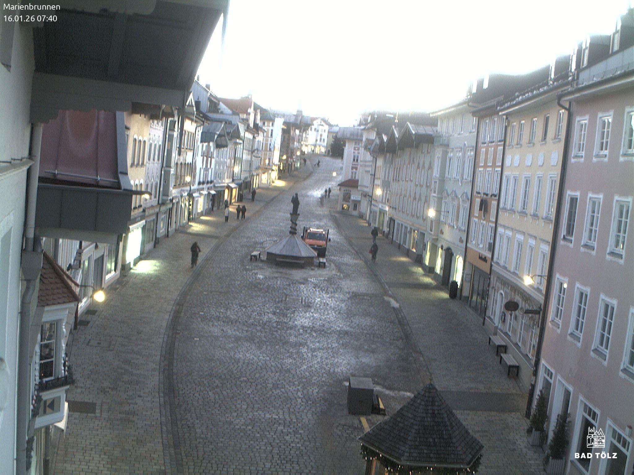 Archived image Webcam Marienbrunnen - Bad Tölz