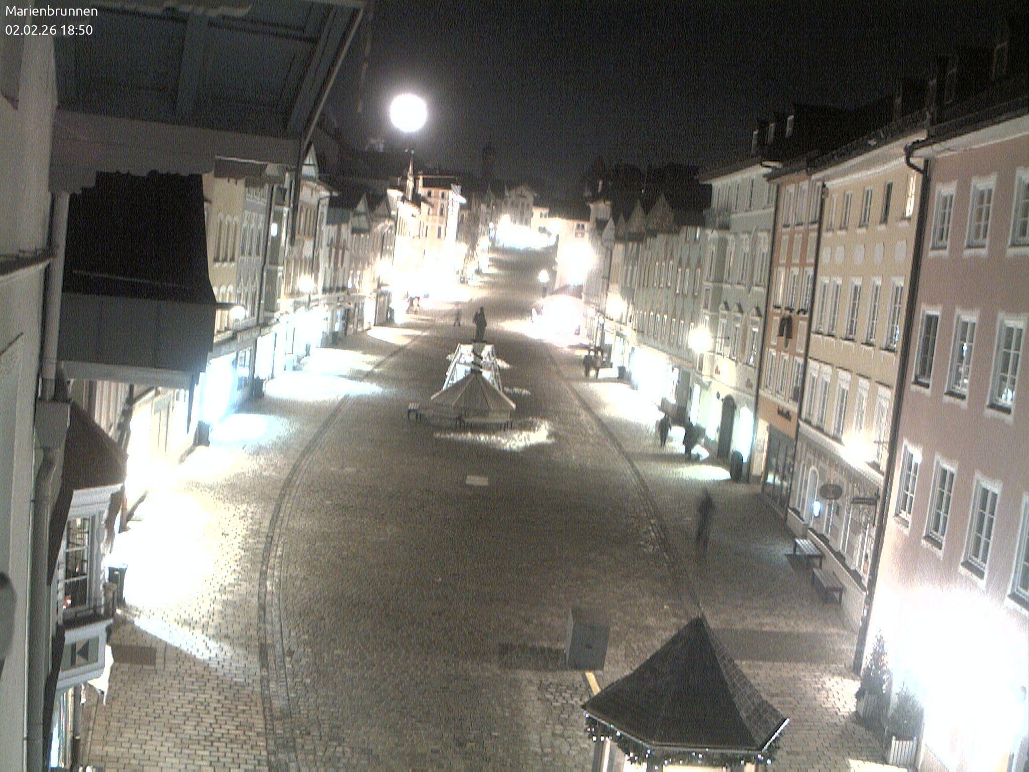 Archiv Foto Webcam Blick auf den Marienbrunnen Bad Tölz