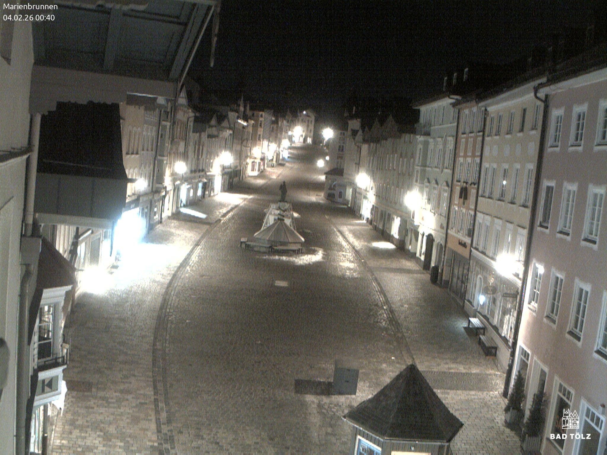 Archiv Foto Webcam Blick auf den Marienbrunnen Bad Tölz