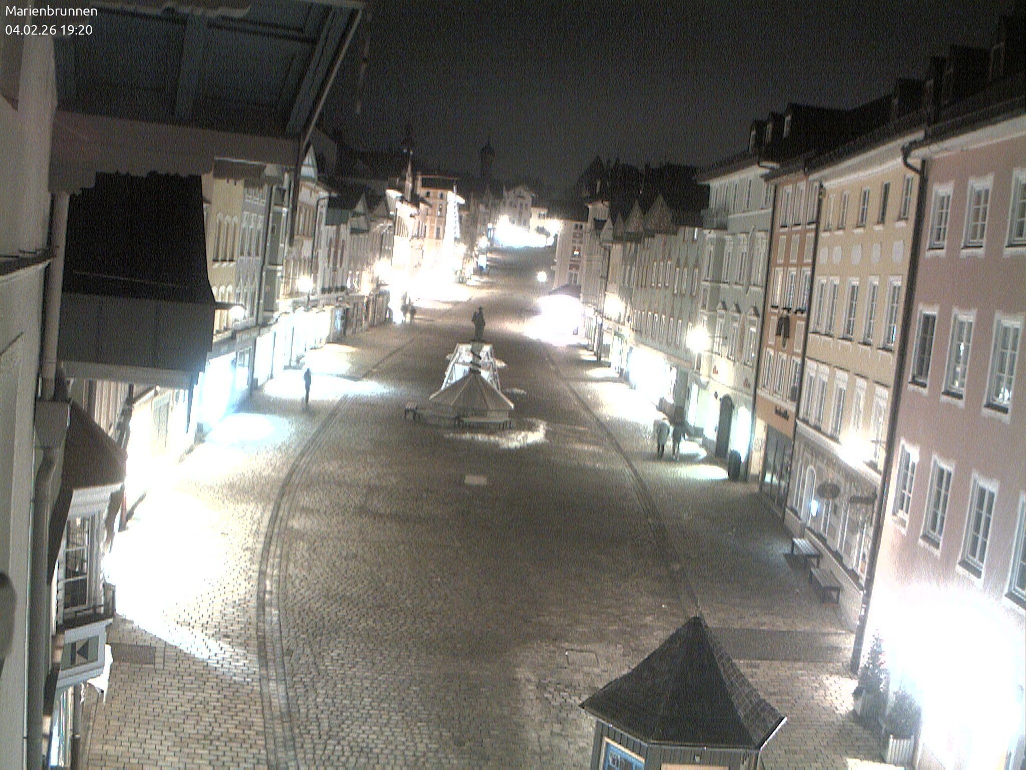 Archiv Foto Webcam Blick auf den Marienbrunnen Bad Tölz