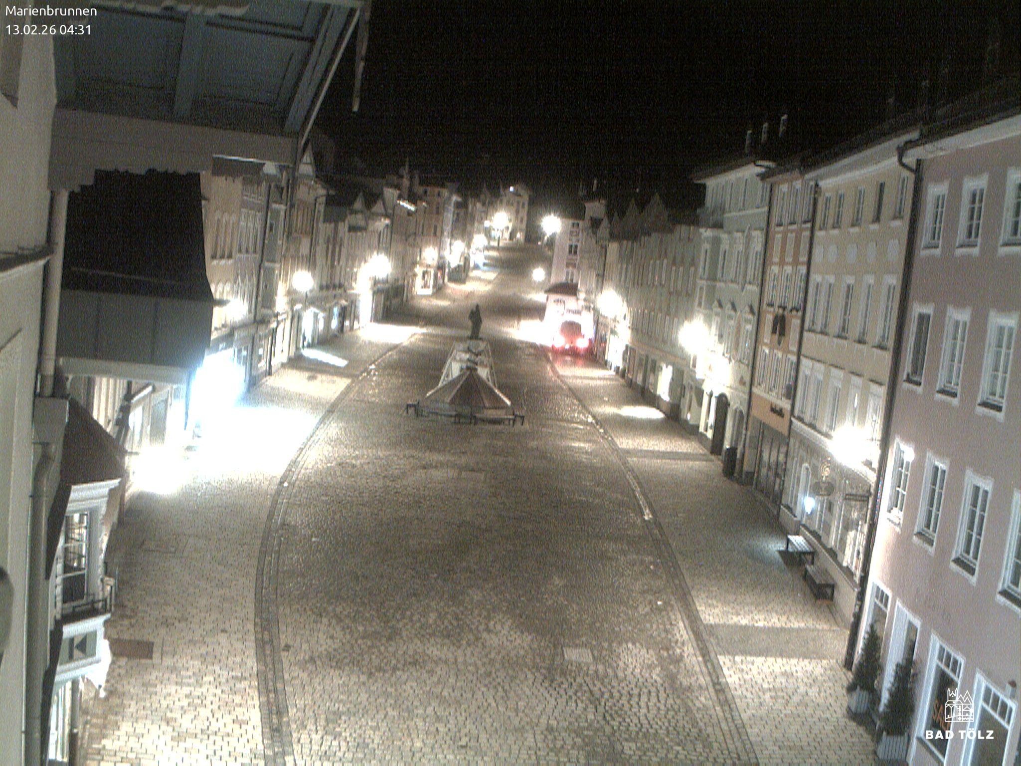 Archiv Foto Webcam Blick auf den Marienbrunnen Bad Tölz