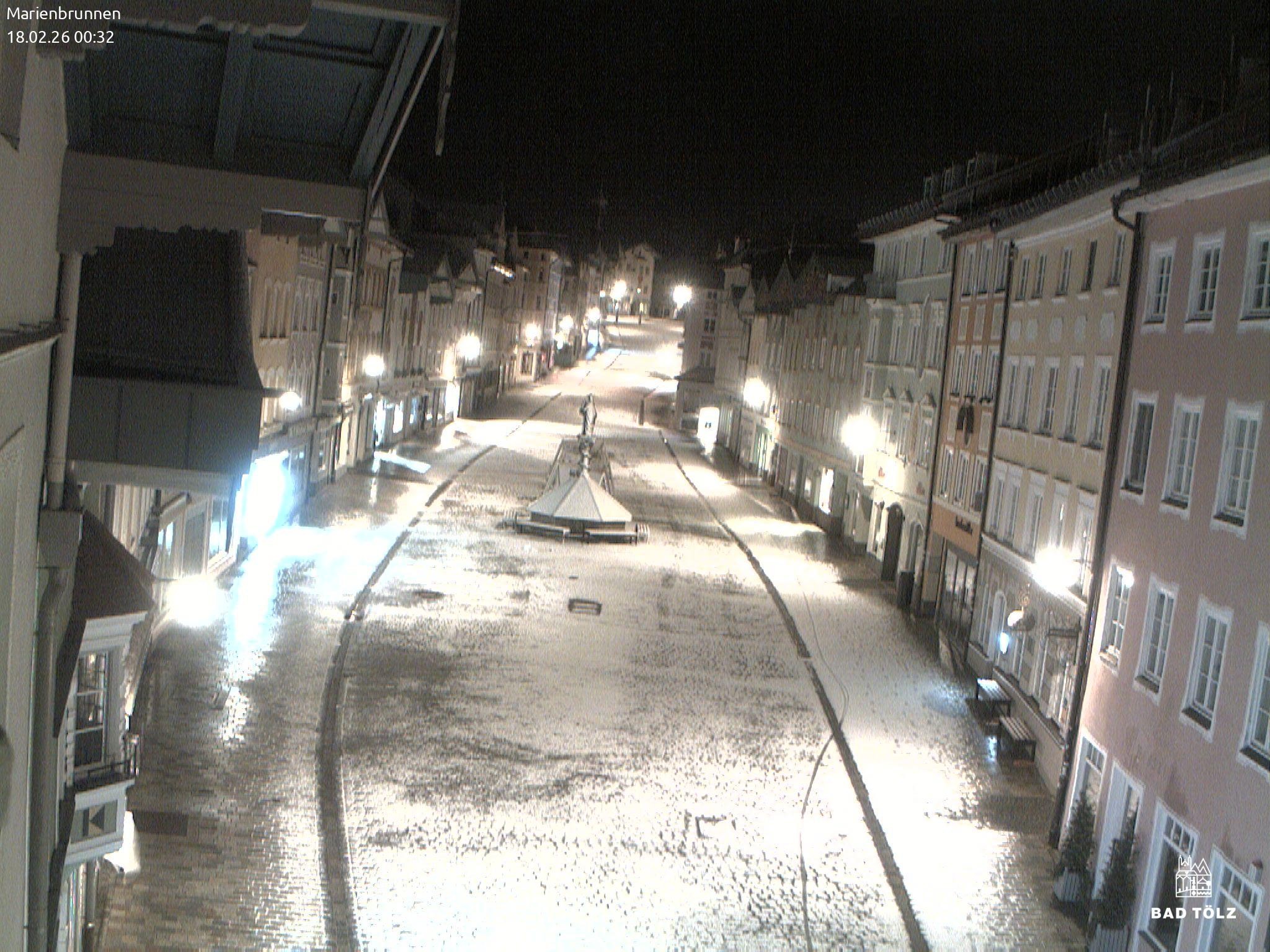 Archiv Foto Webcam Blick auf den Marienbrunnen Bad Tölz