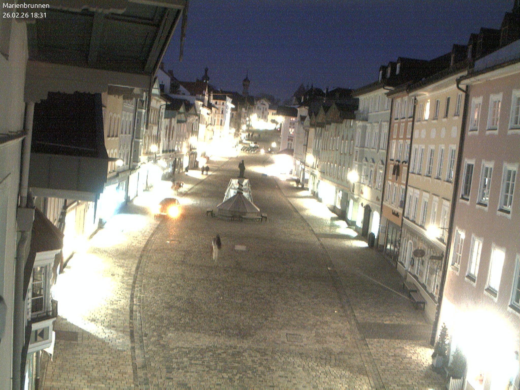 Archived image Webcam Marienbrunnen - Bad Tölz