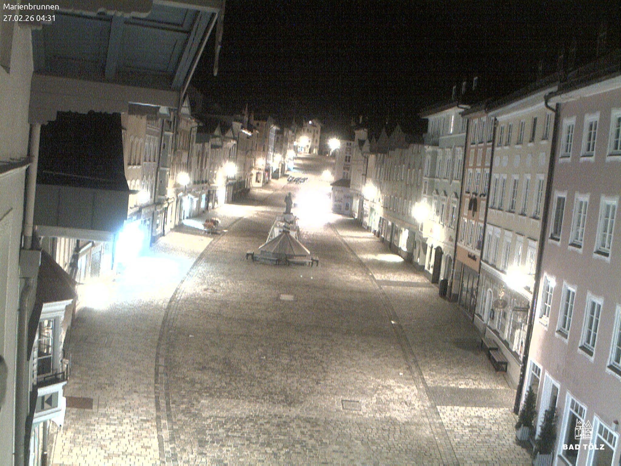 Archived image Webcam Marienbrunnen - Bad Tölz