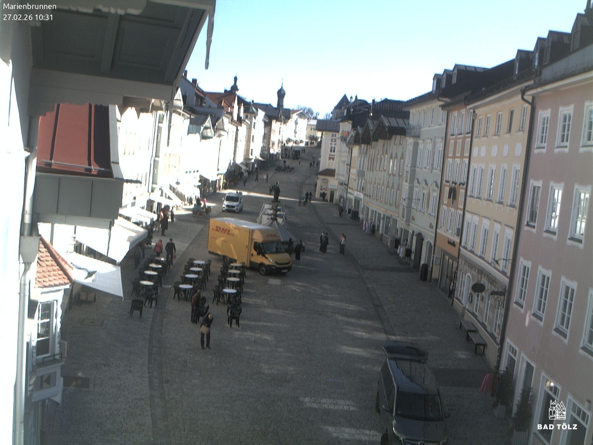 Archived image Webcam Marienbrunnen - Bad Tölz