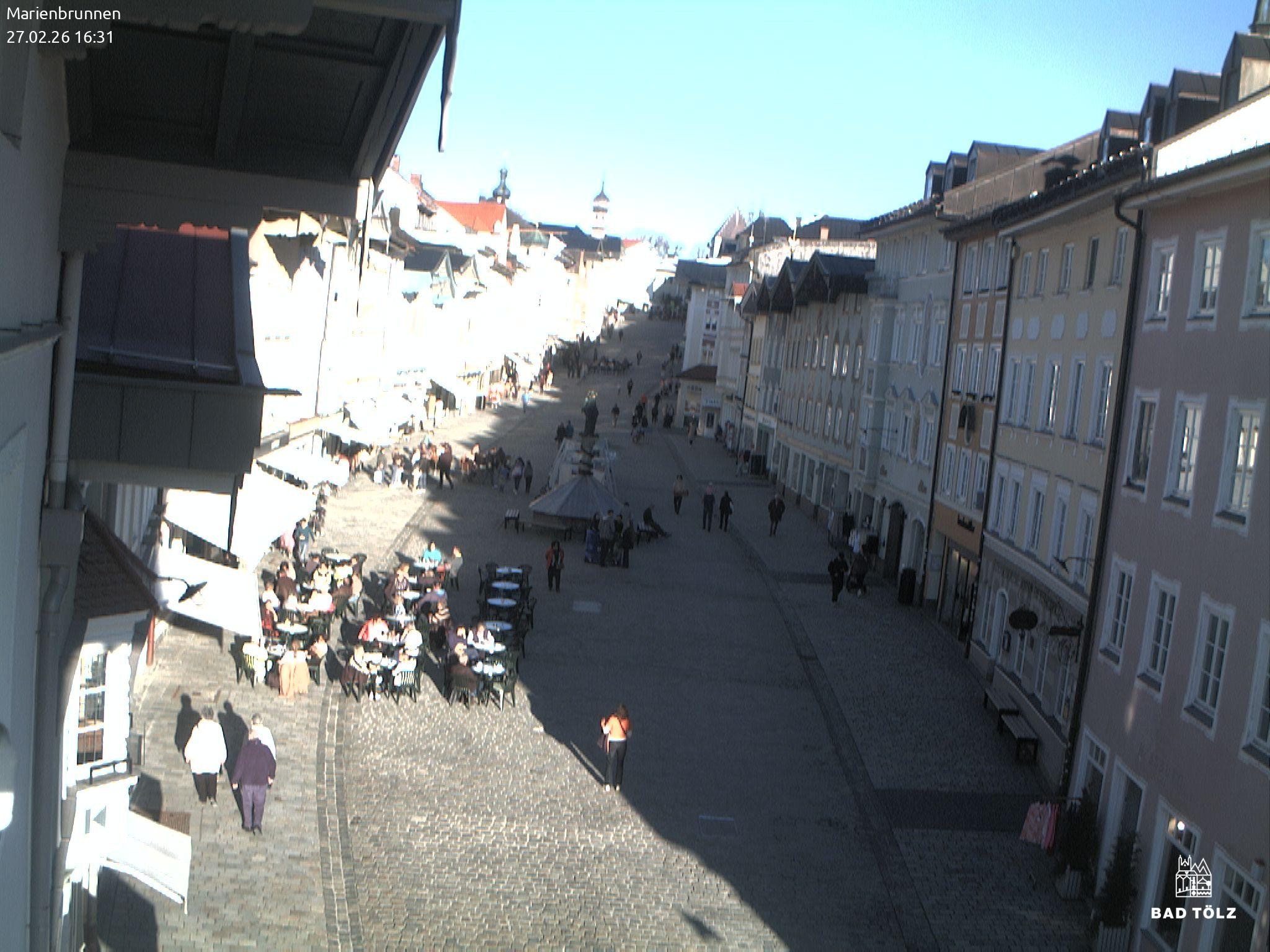 Archived image Webcam Marienbrunnen - Bad Tölz