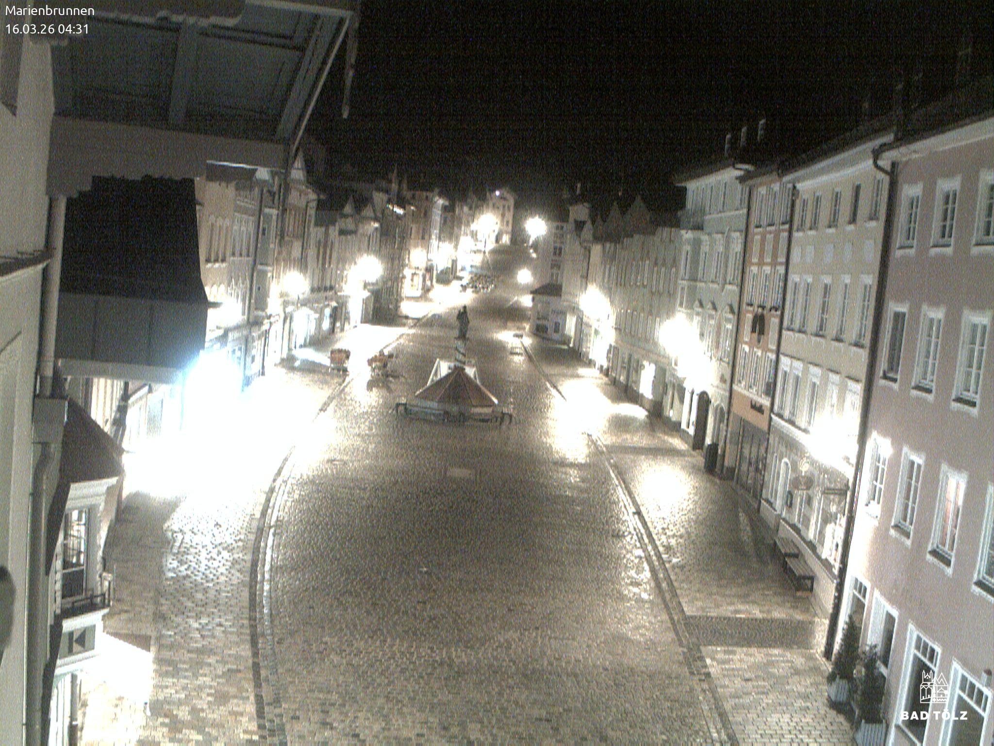 Archived image Webcam Marienbrunnen - Bad Tölz