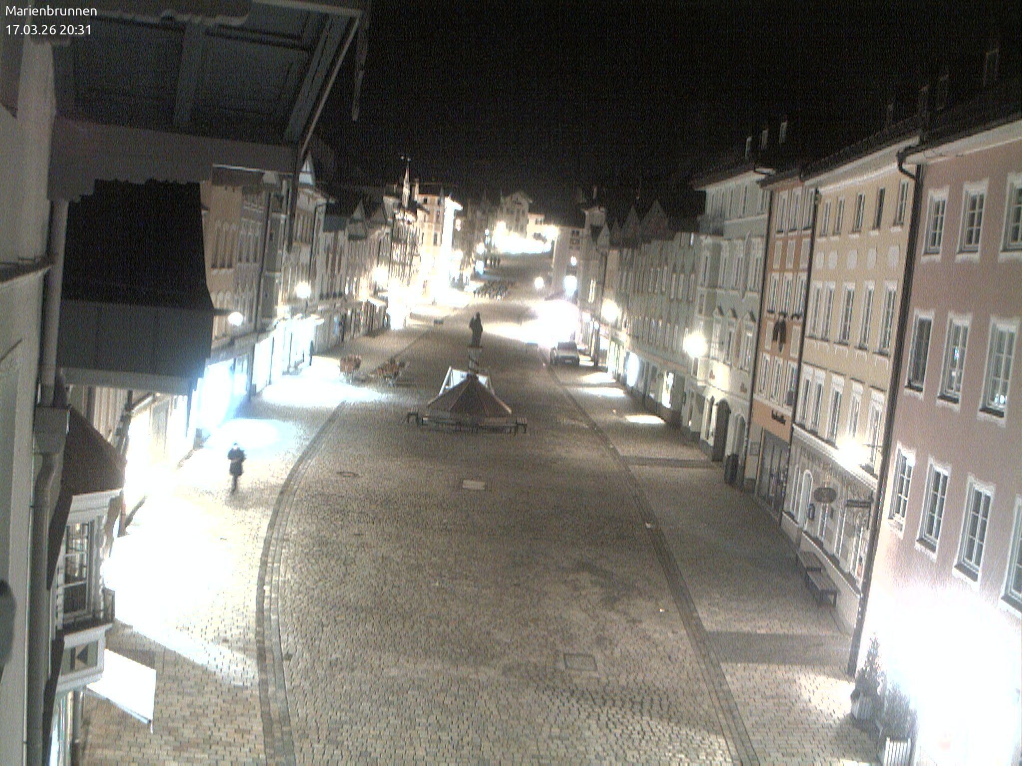 Archiv Foto Webcam Blick auf den Marienbrunnen Bad Tölz