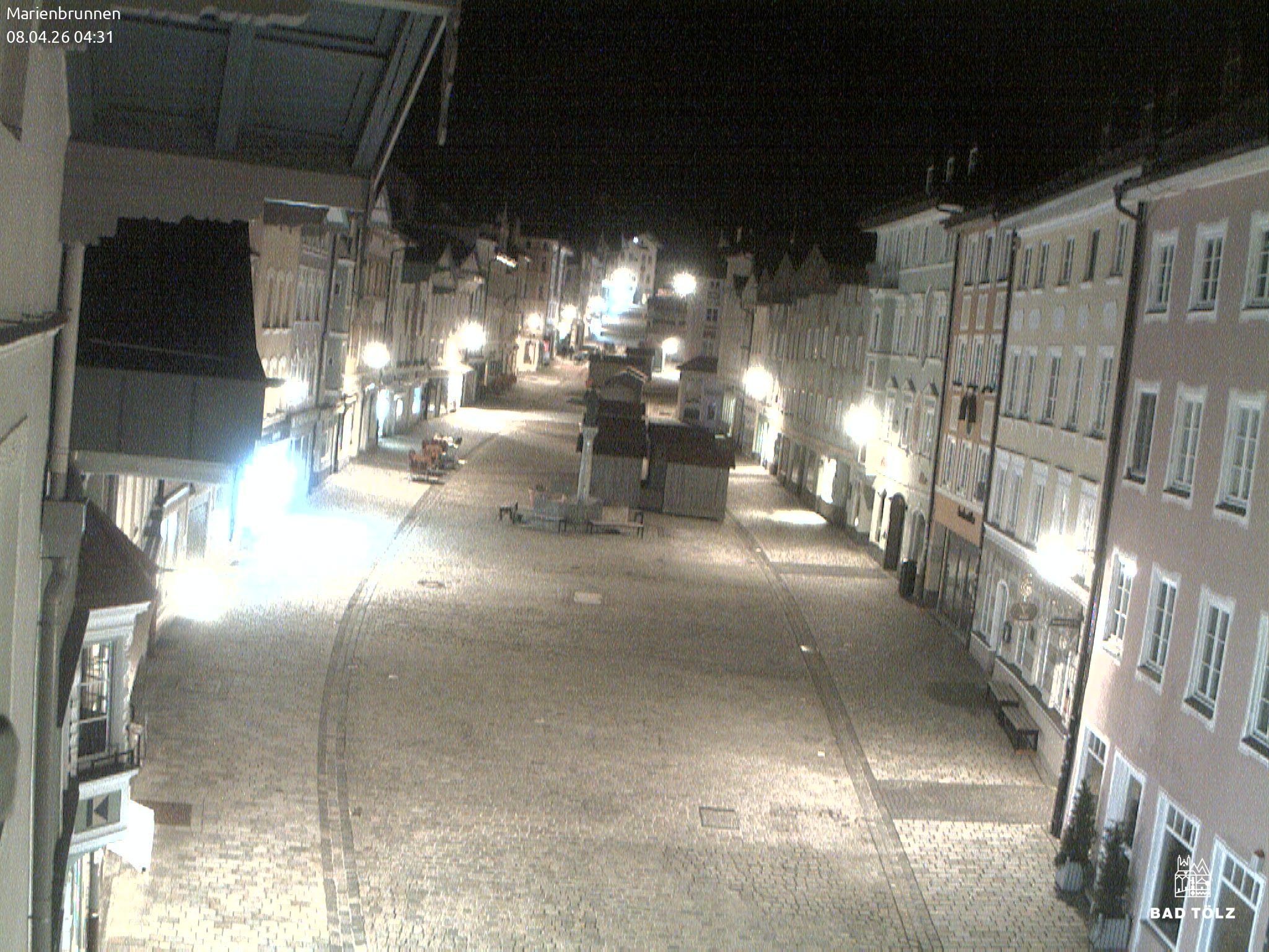 Archived image Webcam Marienbrunnen - Bad Tölz