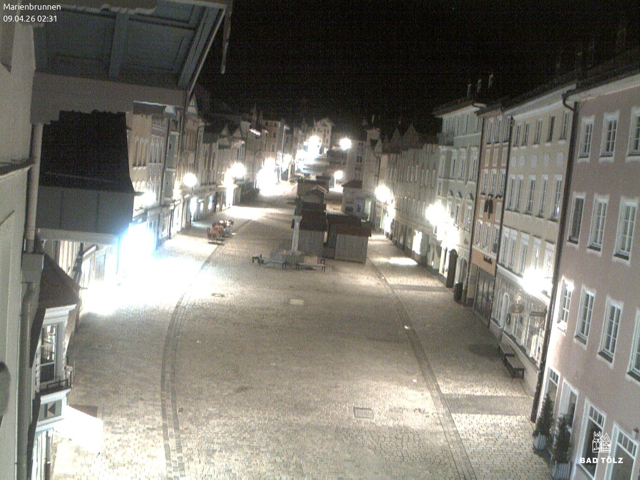 Archived image Webcam Marienbrunnen - Bad Tölz
