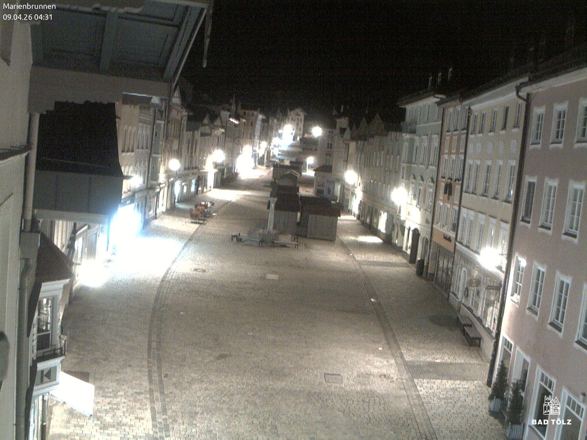 Archived image Webcam Marienbrunnen - Bad Tölz