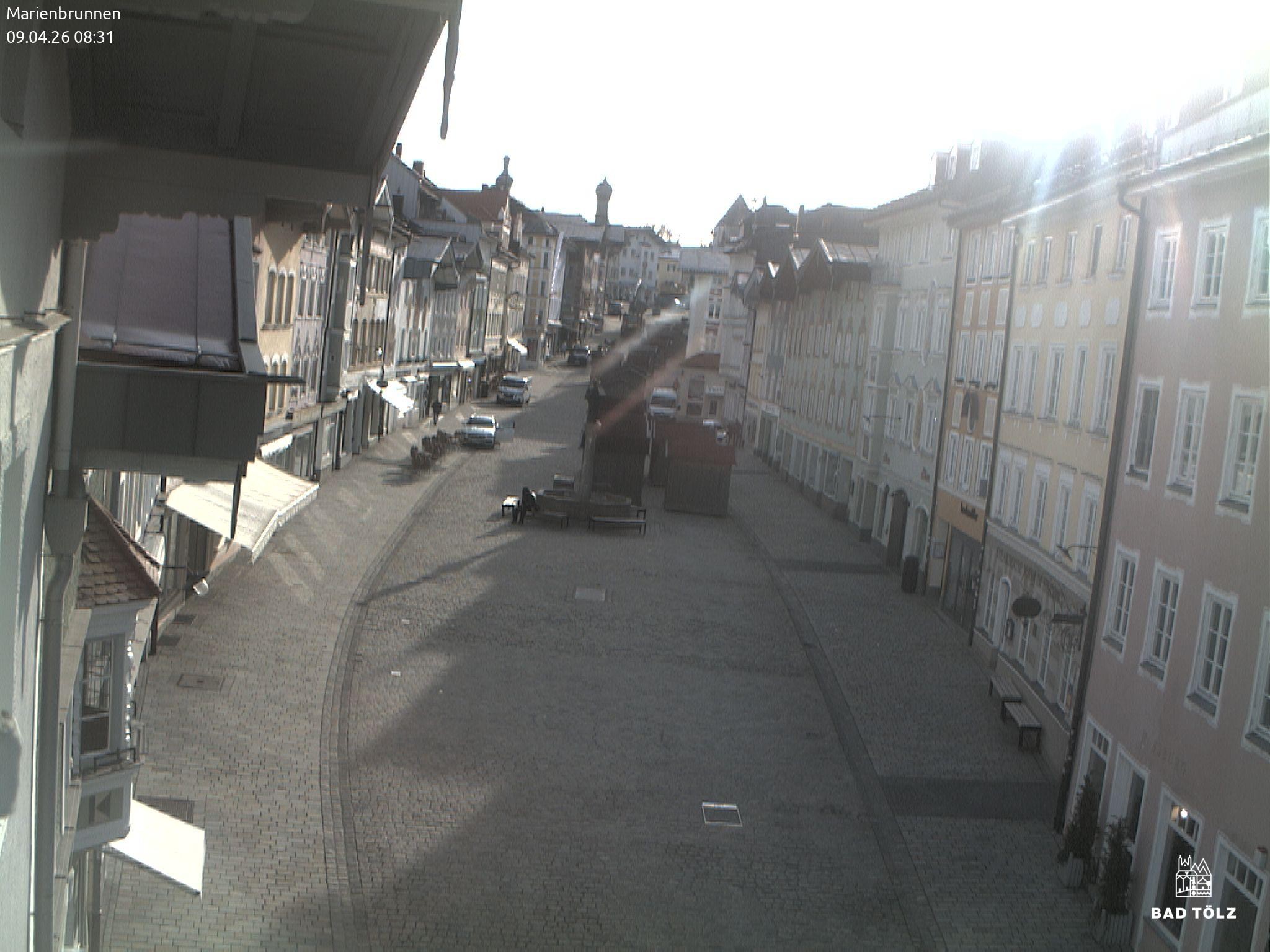 Archived image Webcam Marienbrunnen - Bad Tölz