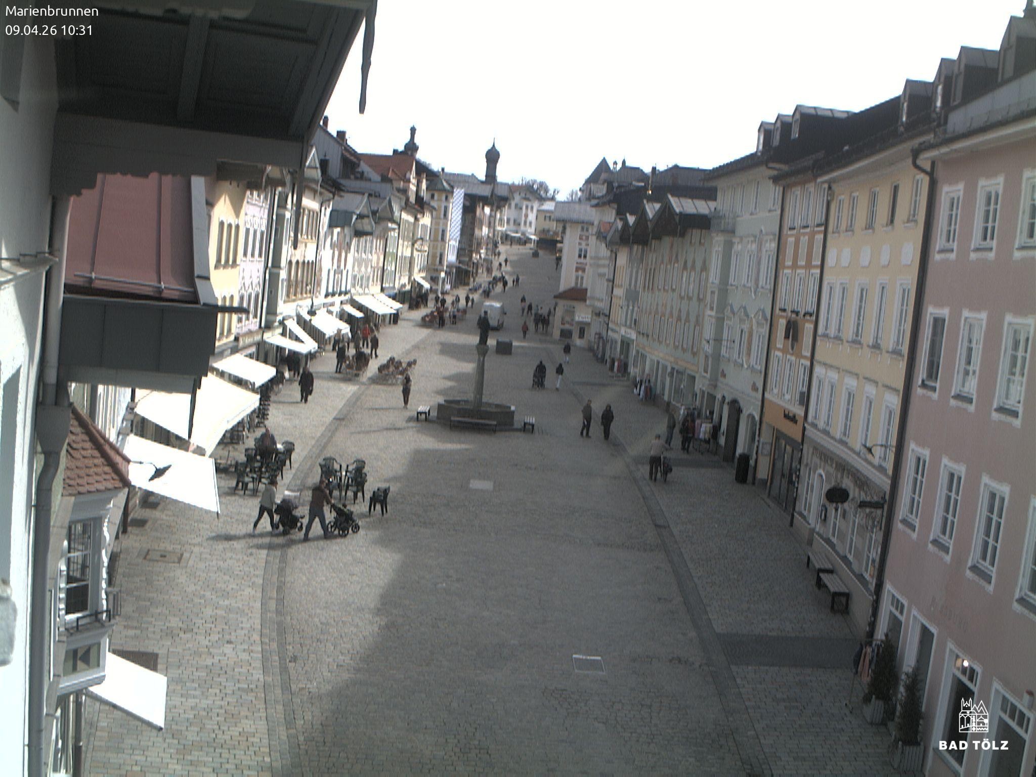 Archived image Webcam Marienbrunnen - Bad Tölz