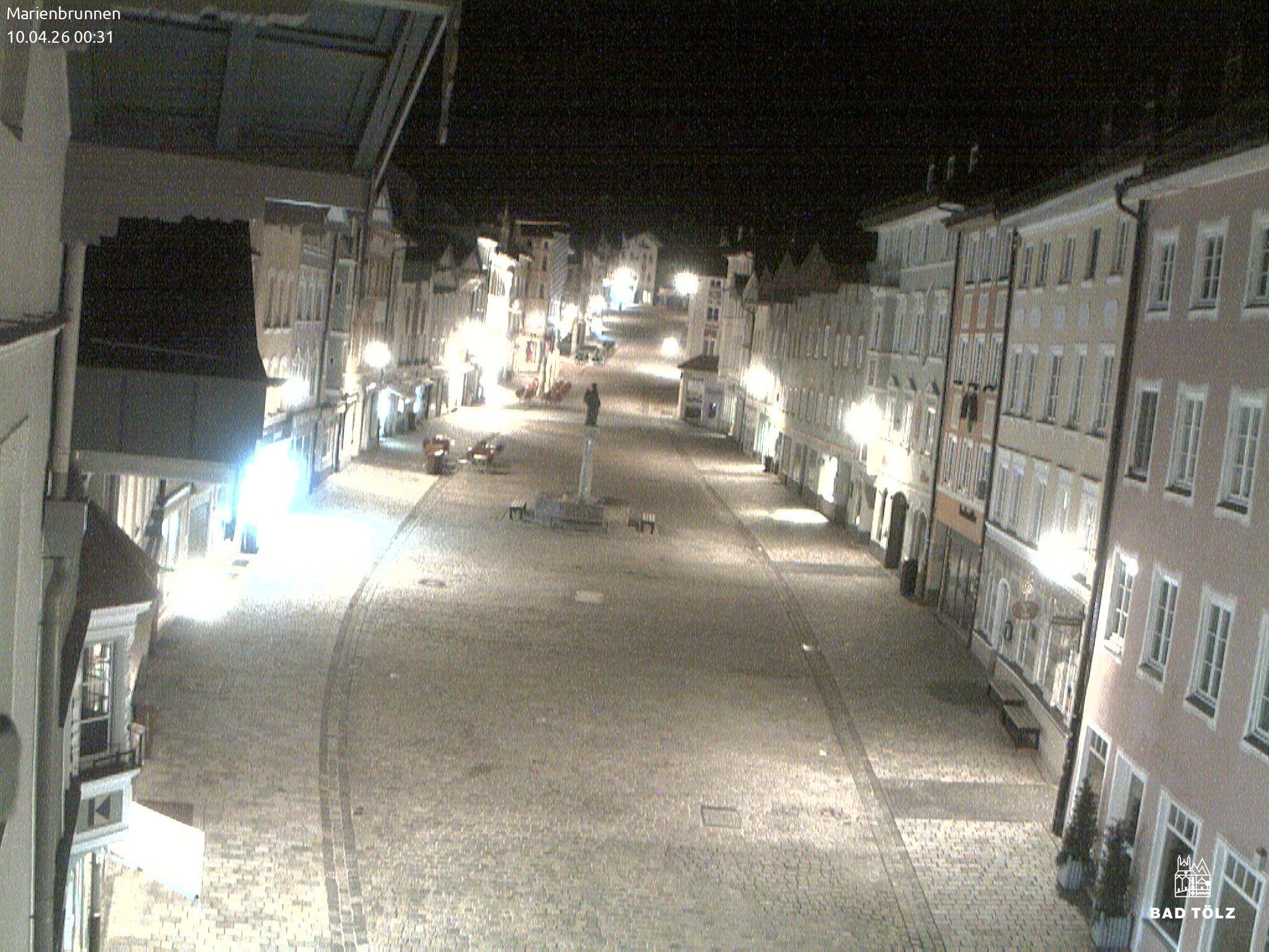 Archiv Foto Webcam Blick auf den Marienbrunnen Bad Tölz