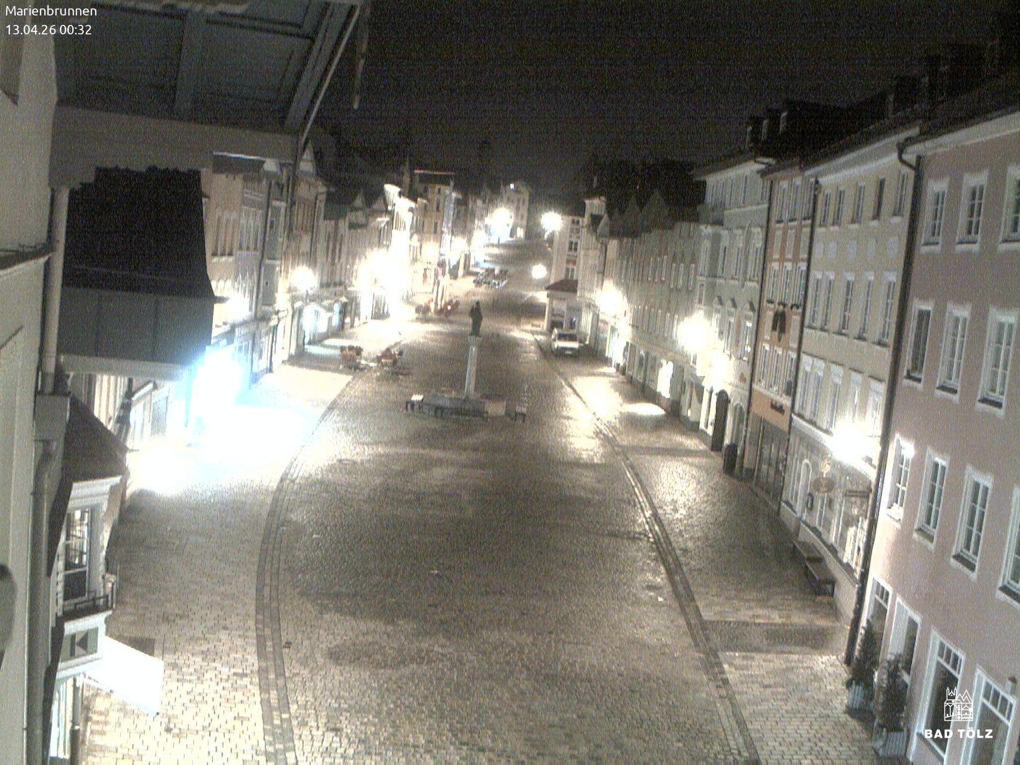 Archiv Foto Webcam Blick auf den Marienbrunnen Bad Tölz