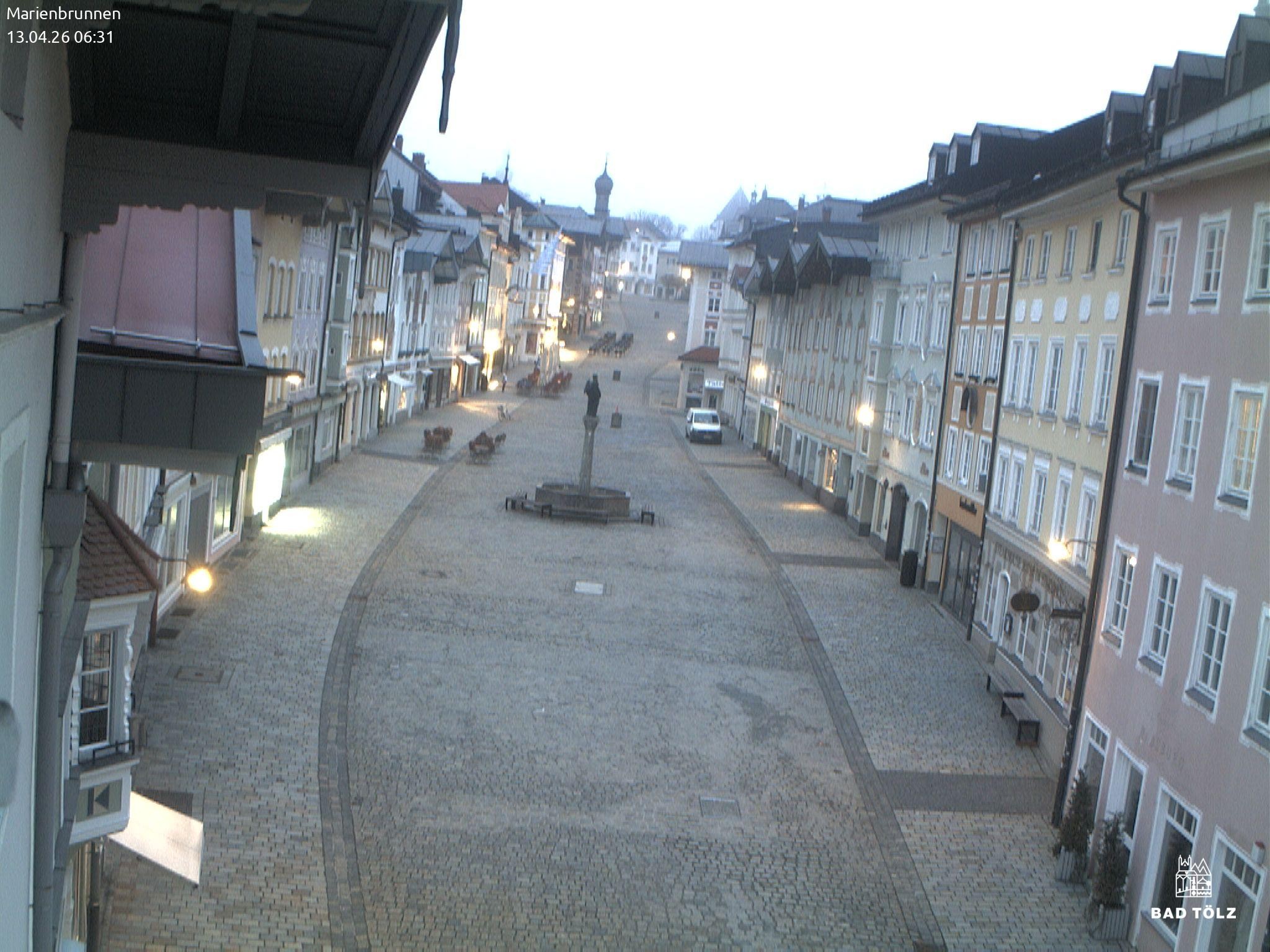 Archived image Webcam Marienbrunnen - Bad Tölz
