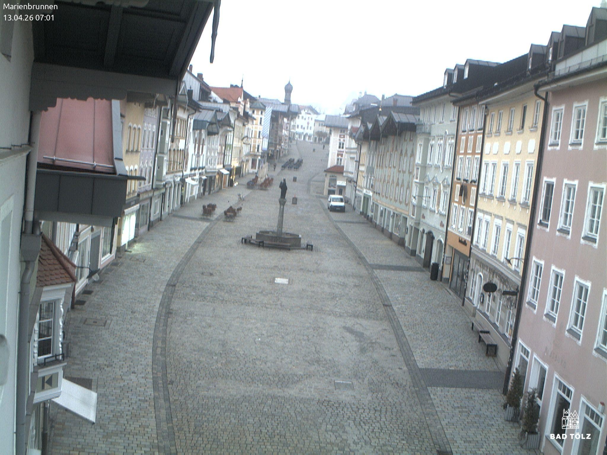 Archived image Webcam Marienbrunnen - Bad Tölz