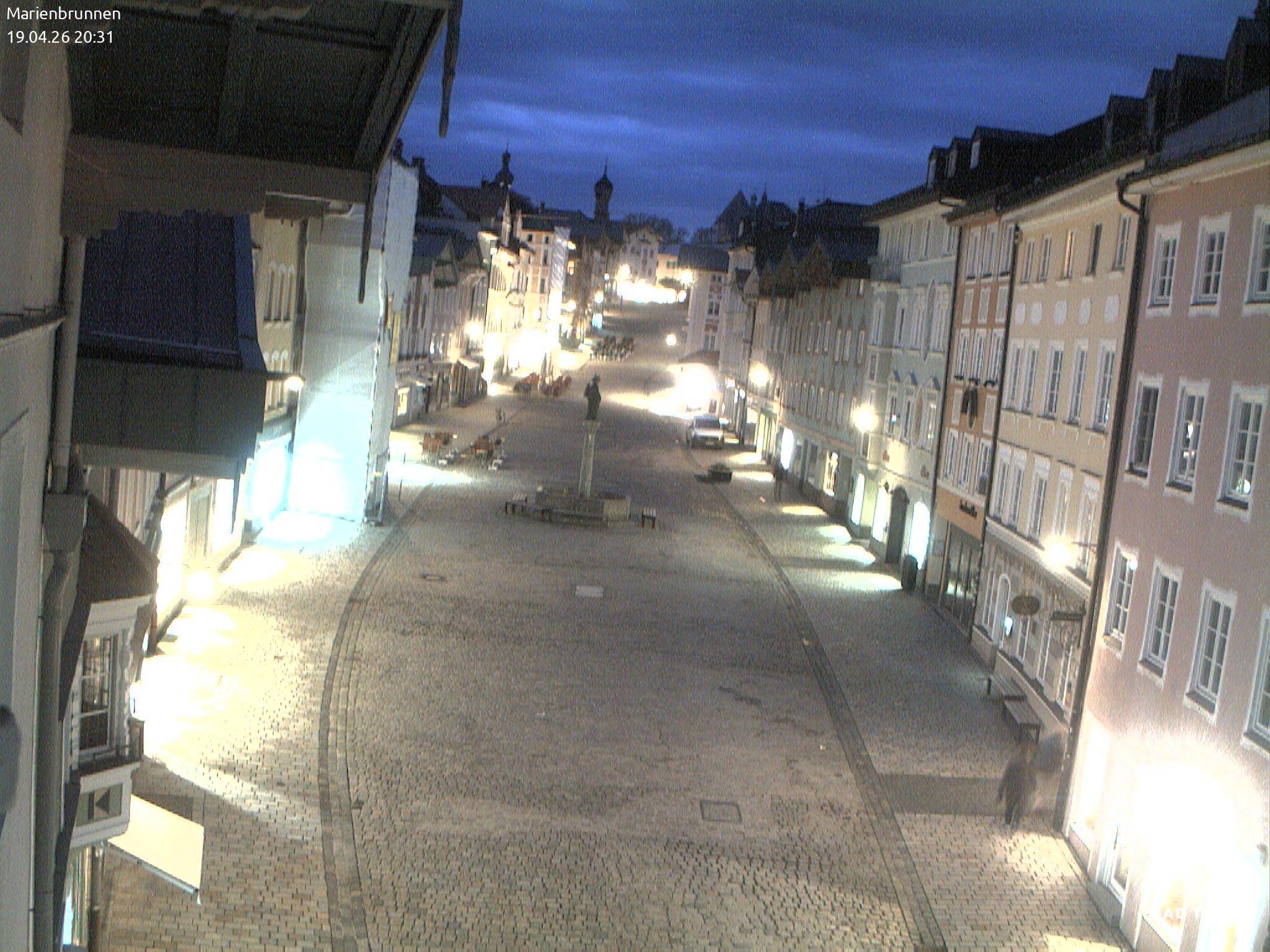 Archived image Webcam Marienbrunnen - Bad Tölz