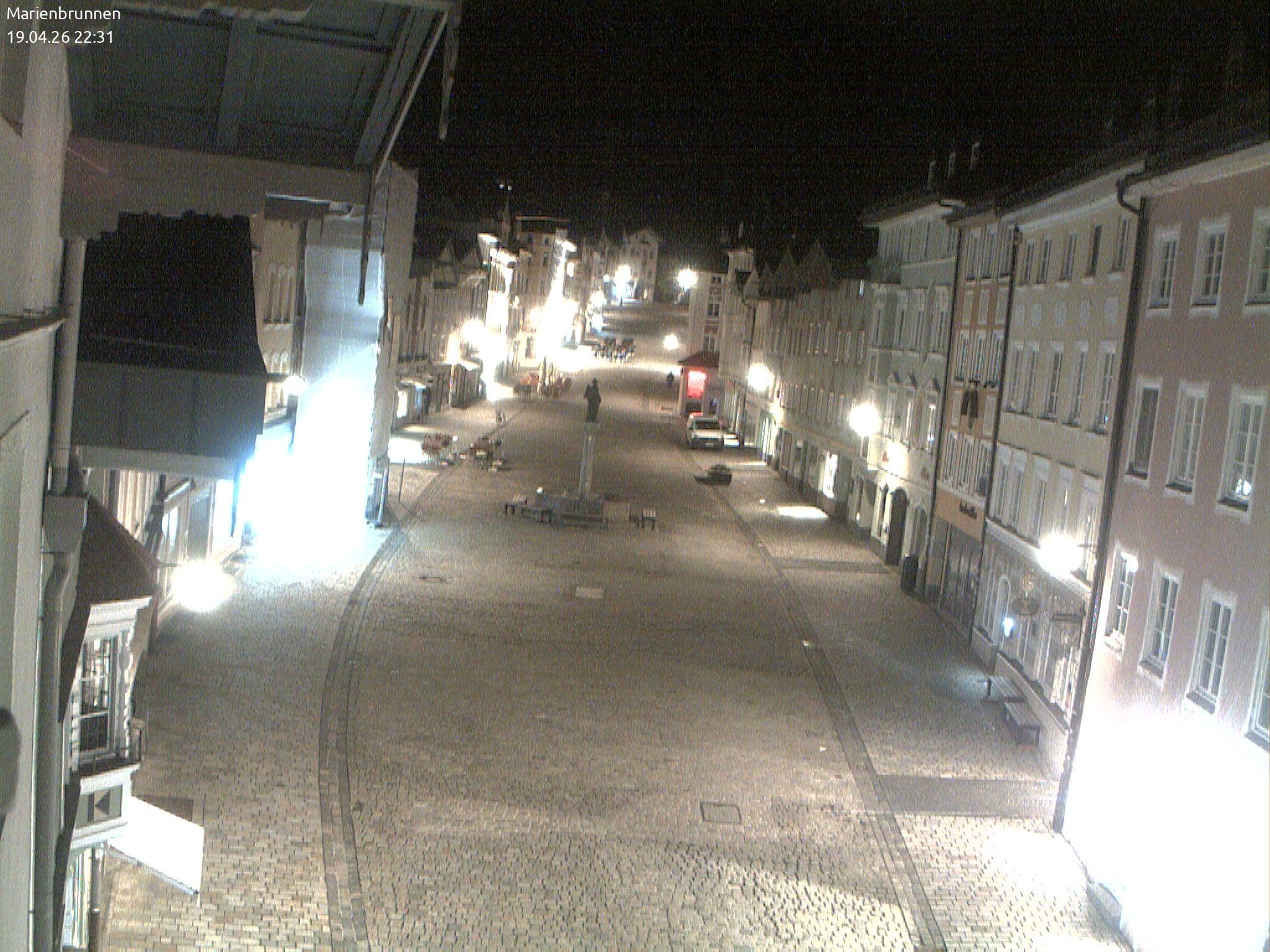 Archiv Foto Webcam Blick auf den Marienbrunnen Bad Tölz