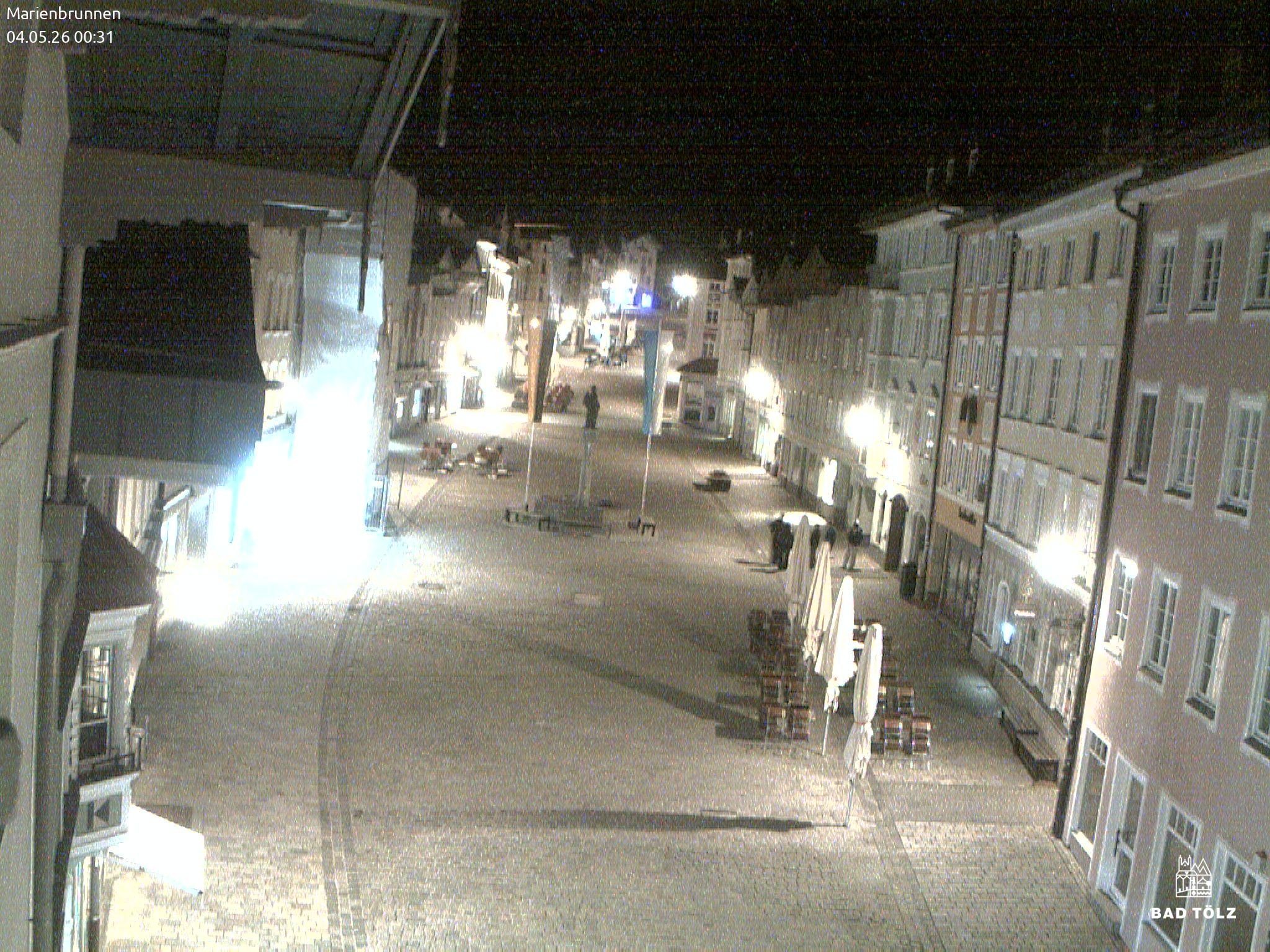 Archiv Foto Webcam Blick auf den Marienbrunnen Bad Tölz