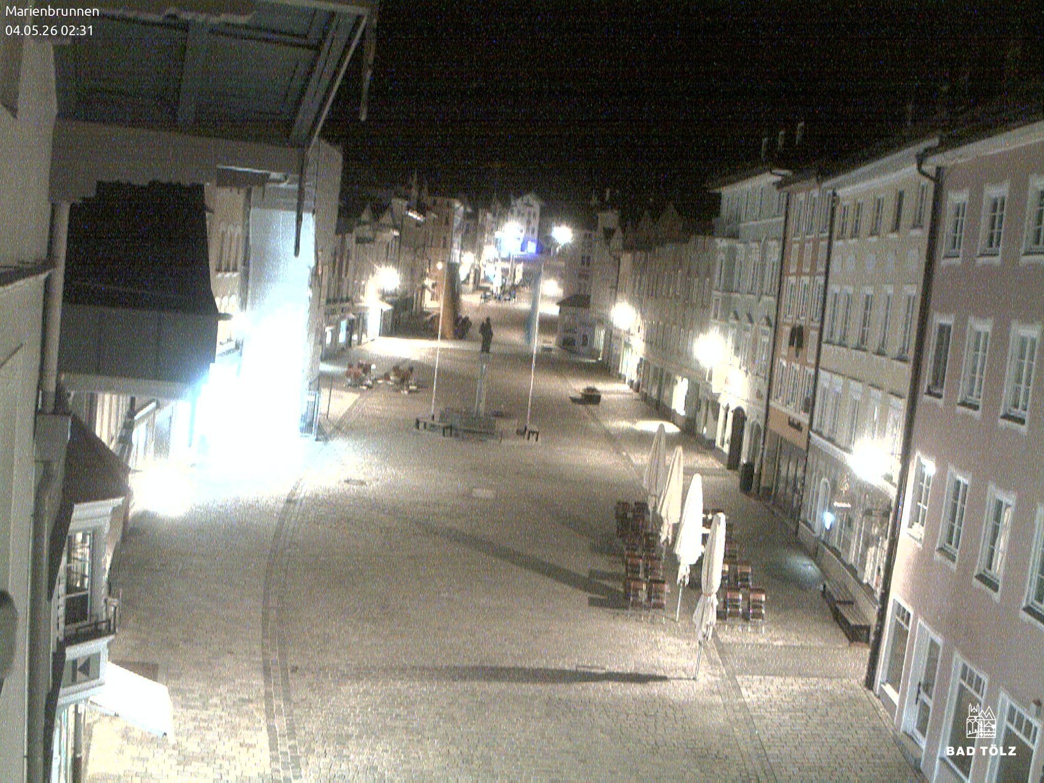 Archiv Foto Webcam Blick auf den Marienbrunnen Bad Tölz