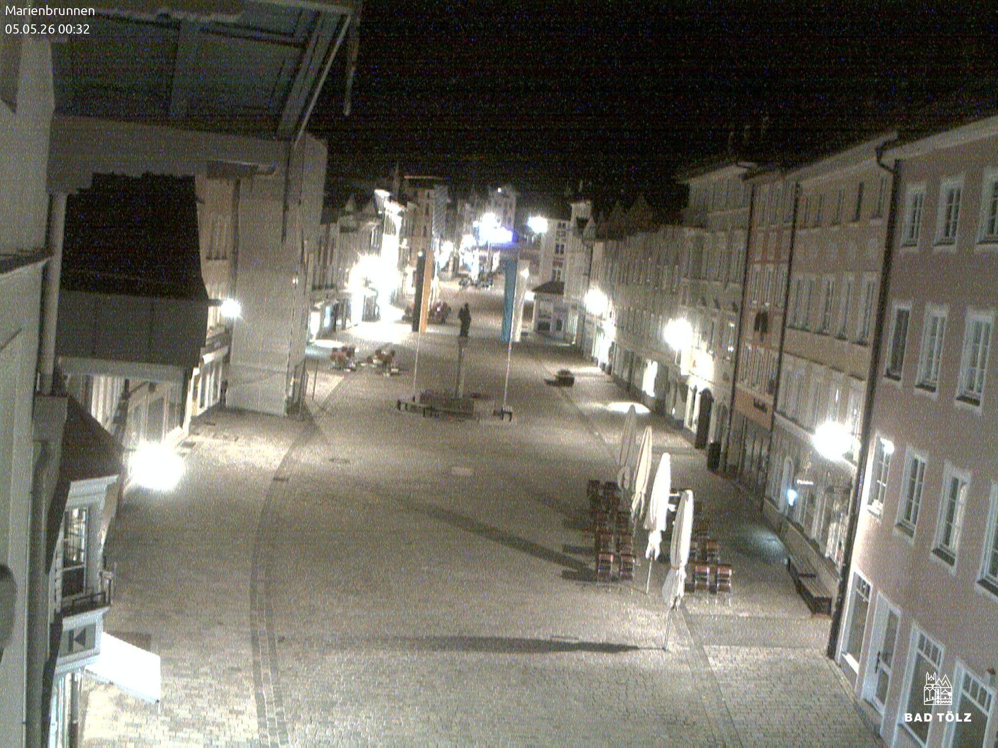 Archiv Foto Webcam Blick auf den Marienbrunnen Bad Tölz