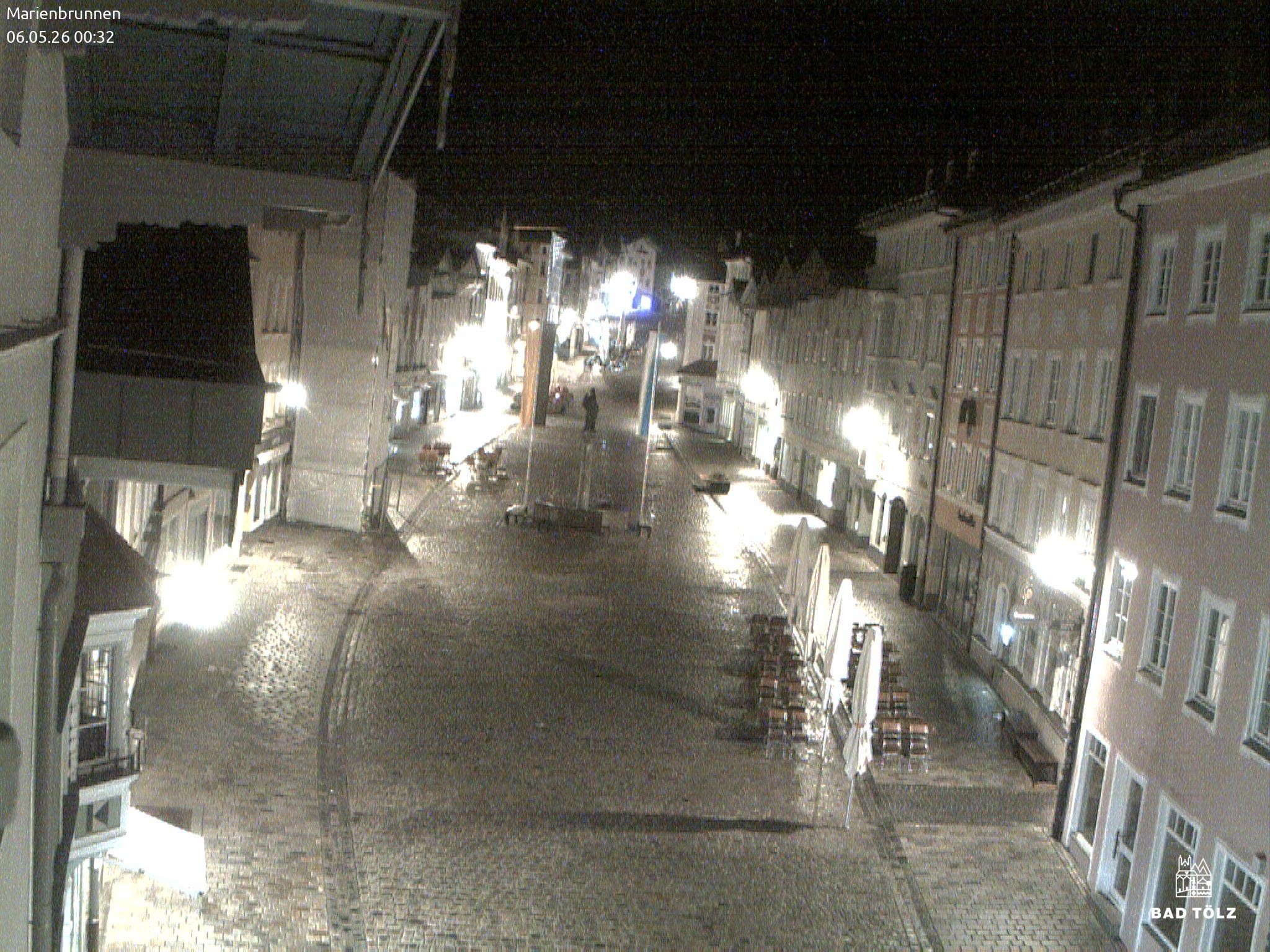 Archiv Foto Webcam Blick auf den Marienbrunnen Bad Tölz