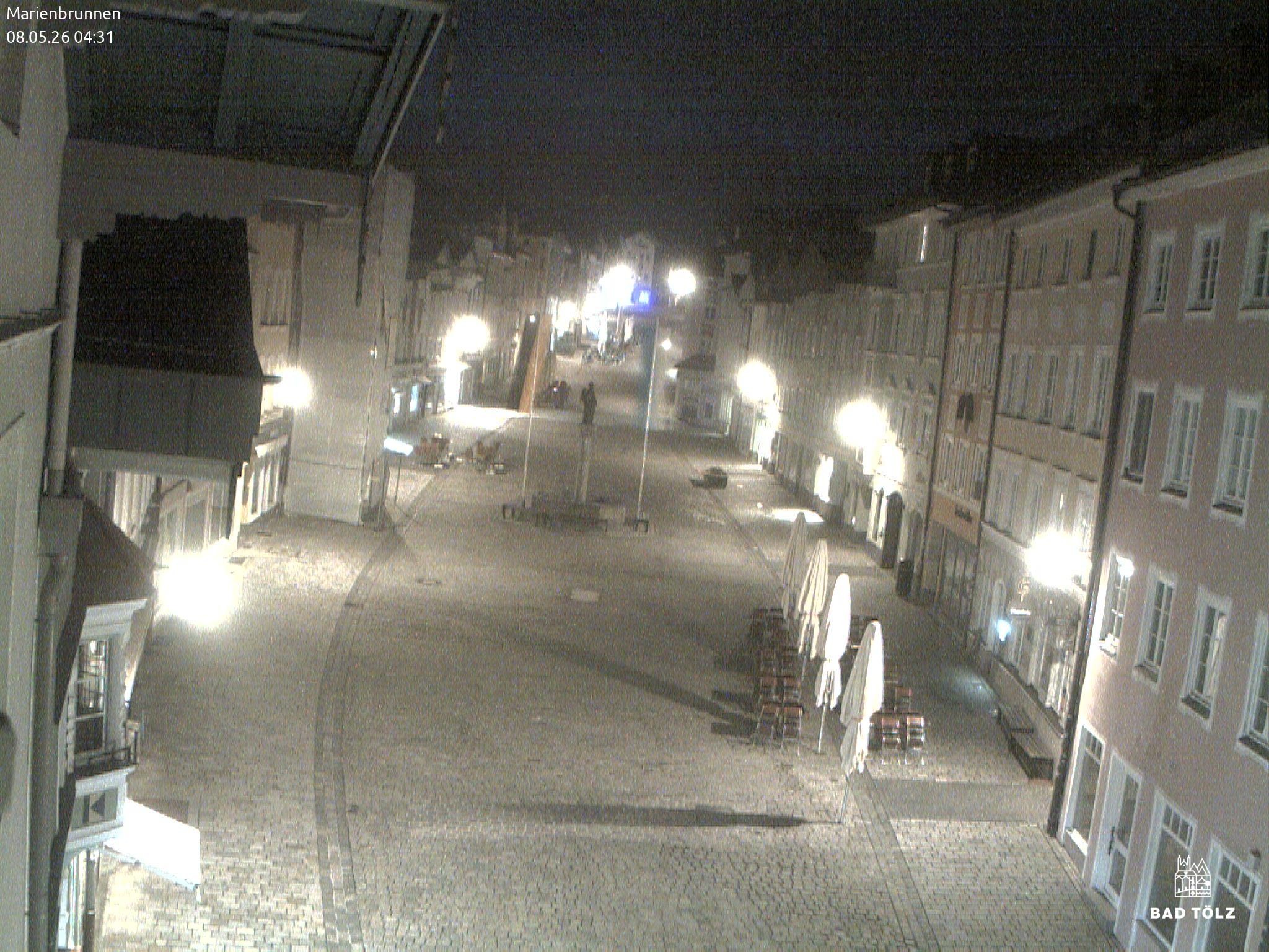 Archived image Webcam Marienbrunnen - Bad Tölz