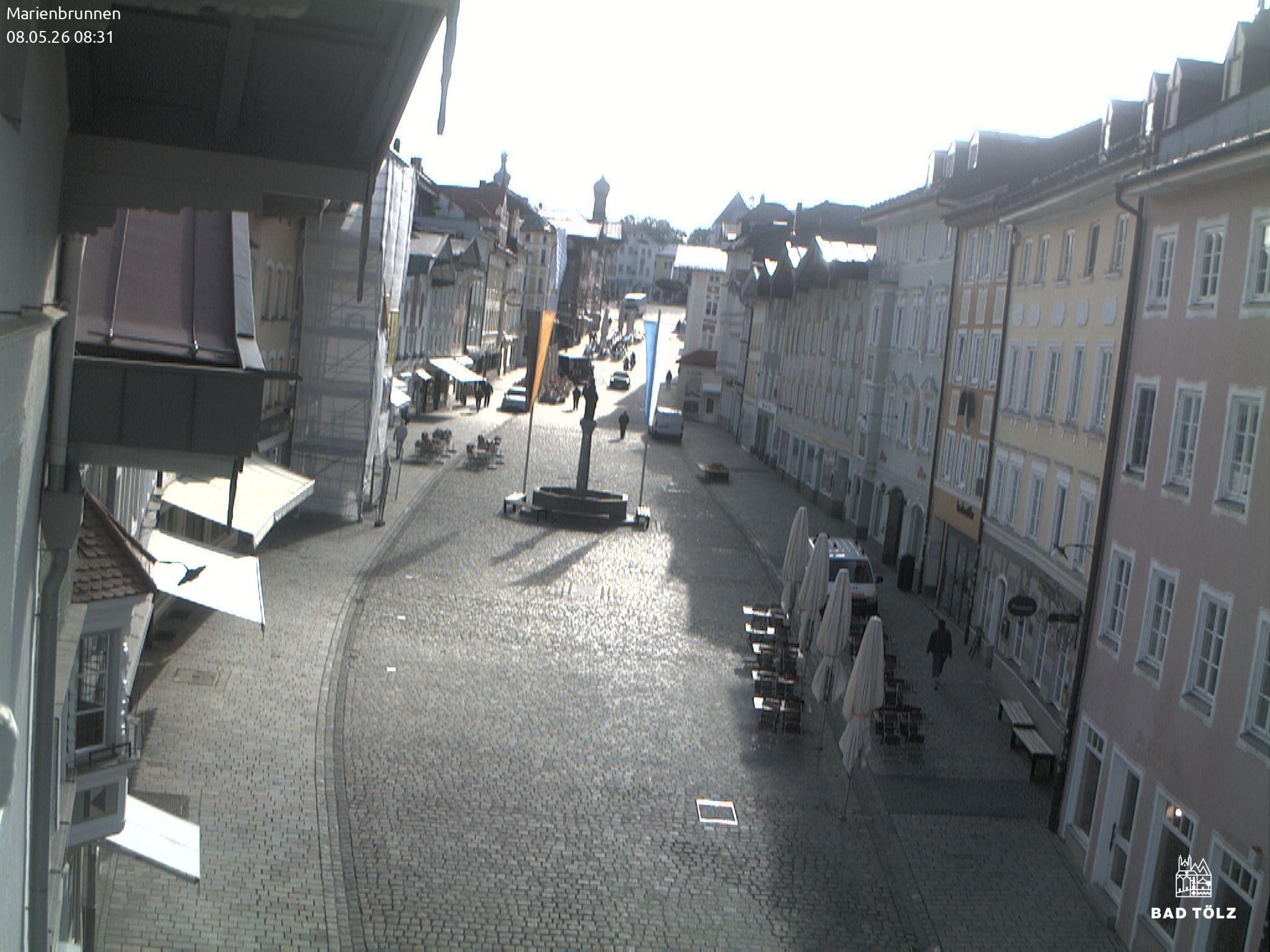 Archived image Webcam Marienbrunnen - Bad Tölz