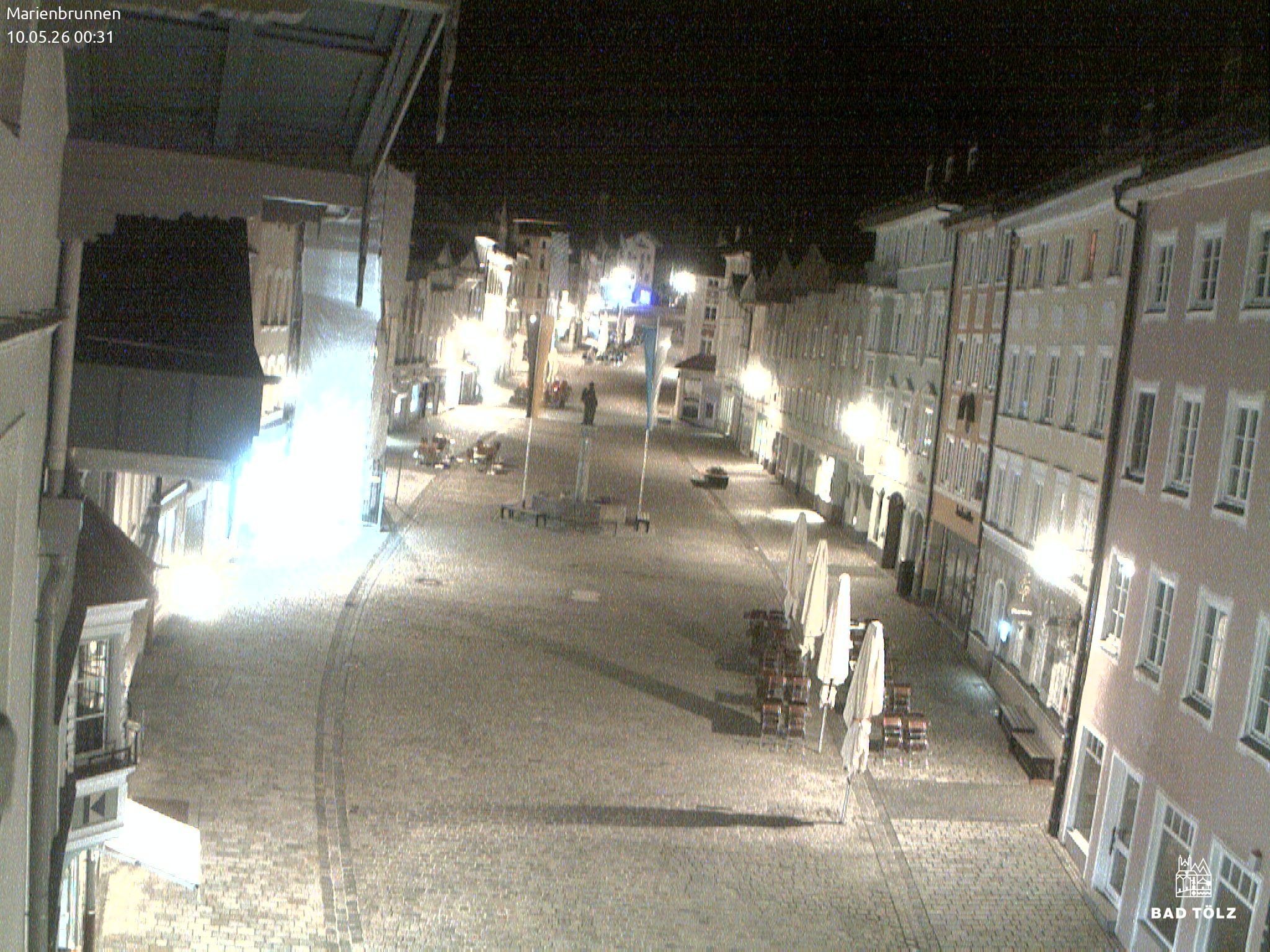 Archiv Foto Webcam Blick auf den Marienbrunnen Bad Tölz