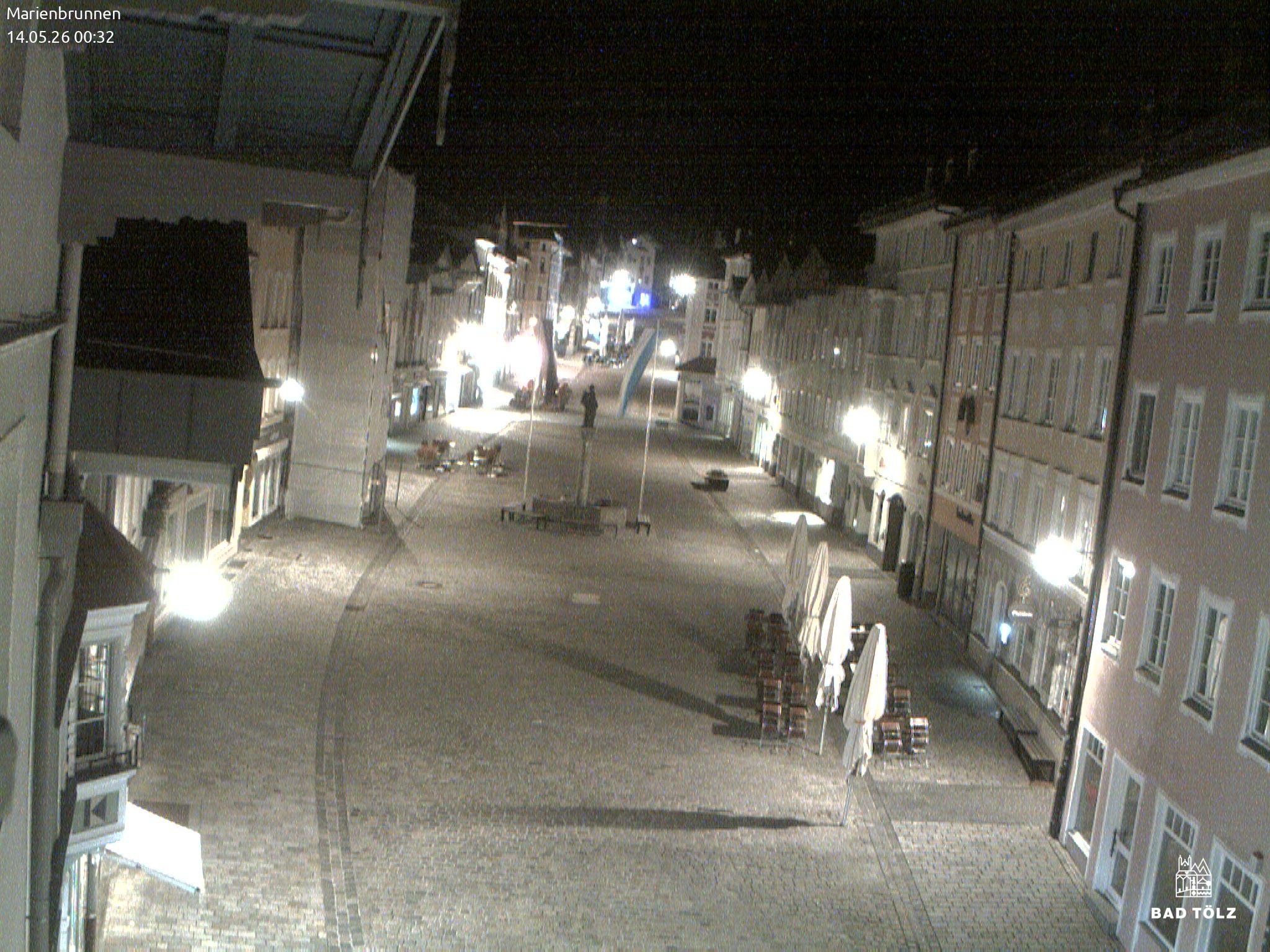 Archiv Foto Webcam Blick auf den Marienbrunnen Bad Tölz