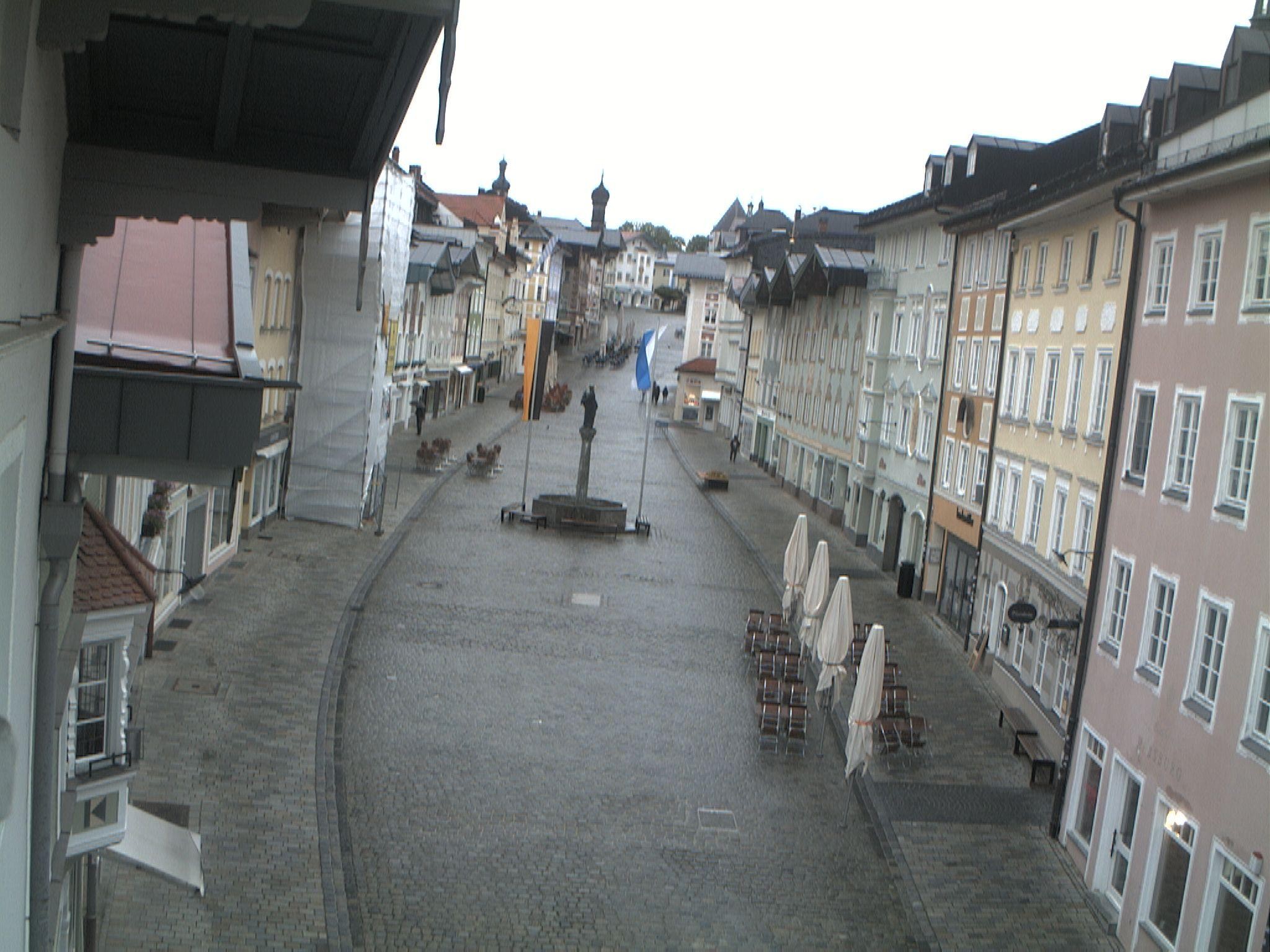 Archiv Foto Webcam Blick auf den Marienbrunnen Bad Tölz